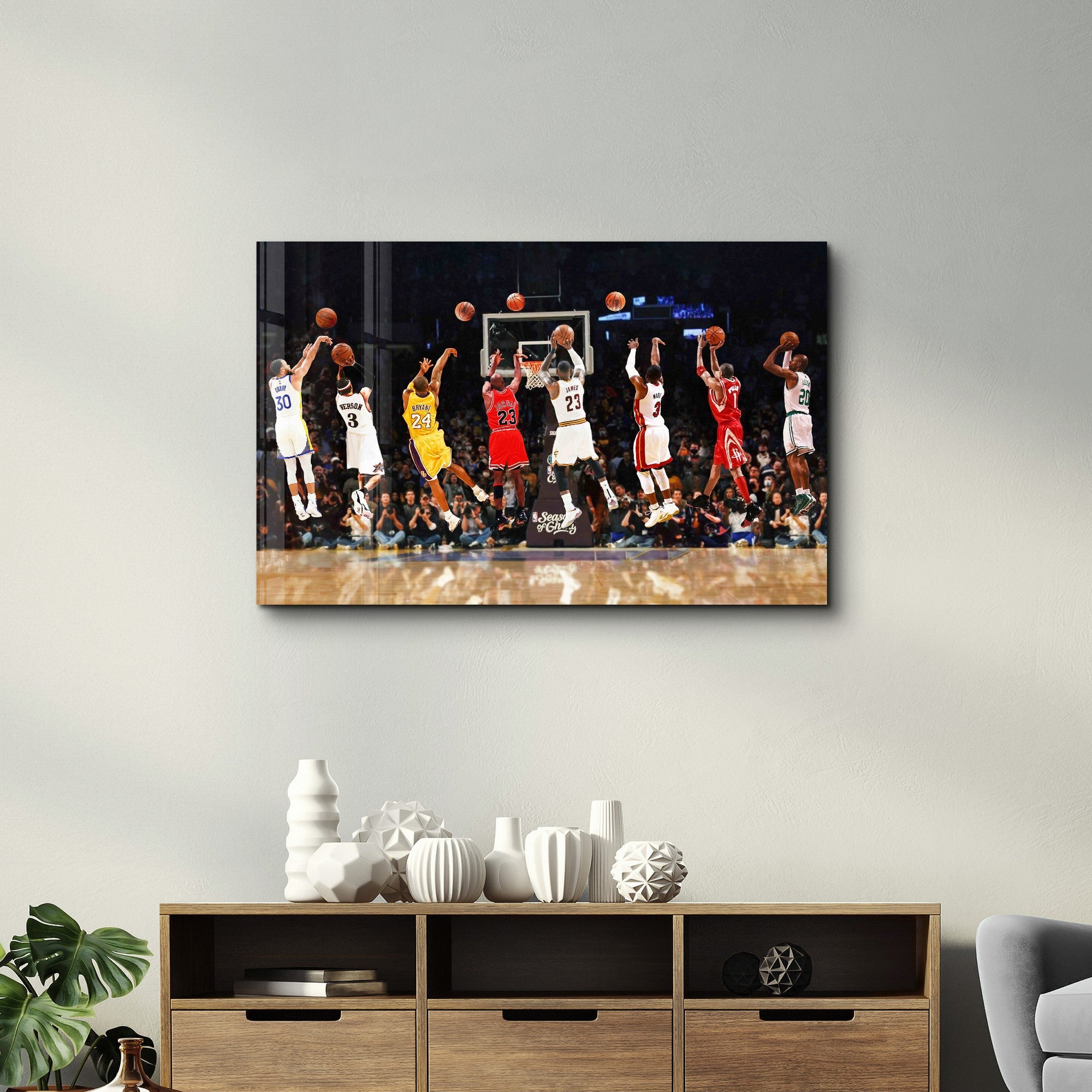 Arte Decorativa em Vidro Temperado Multicolor 35x55cm - Impressão UV de Alta Qualidade