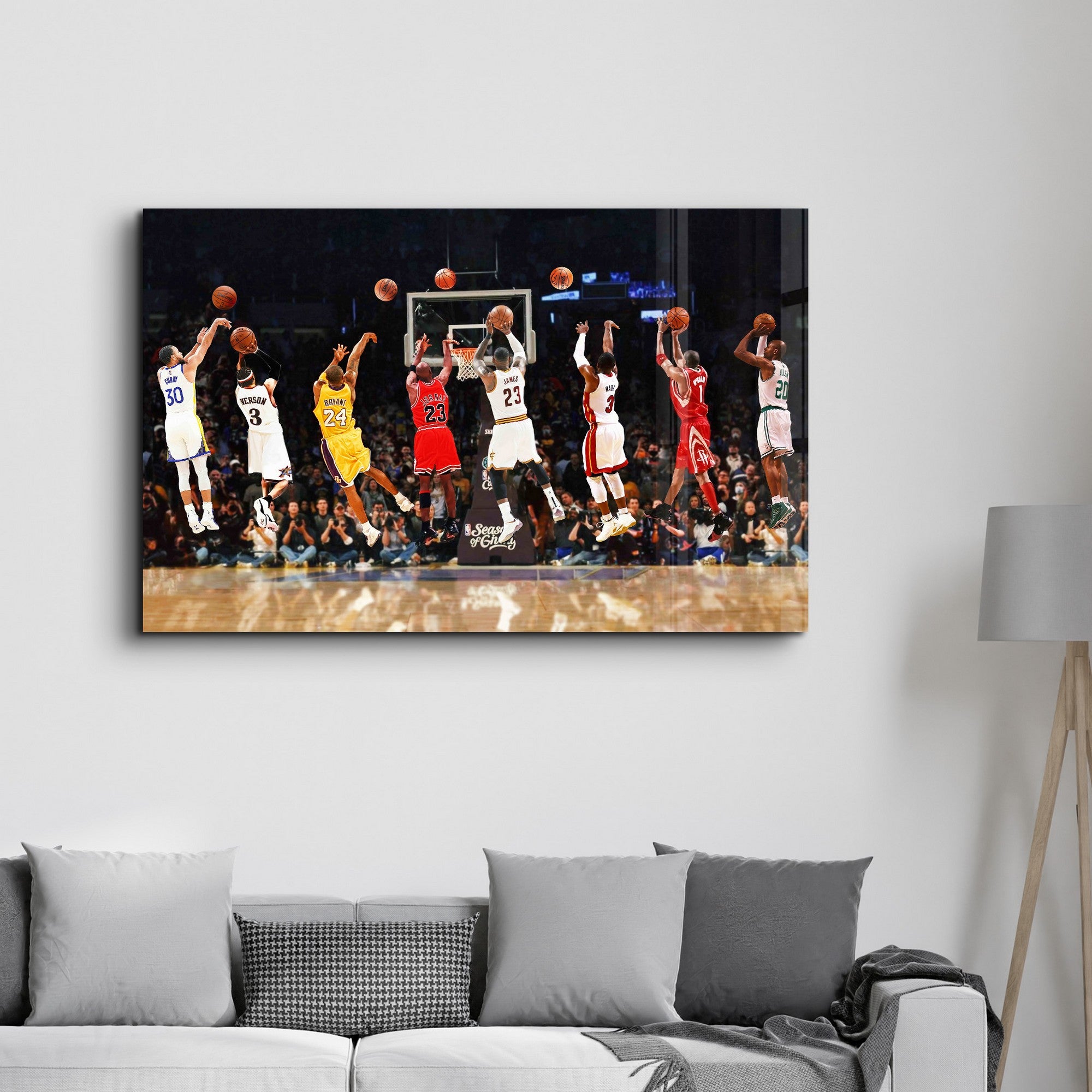 Arte Decorativa em Vidro Temperado Multicolor 35x55cm - Impressão UV de Alta Qualidade