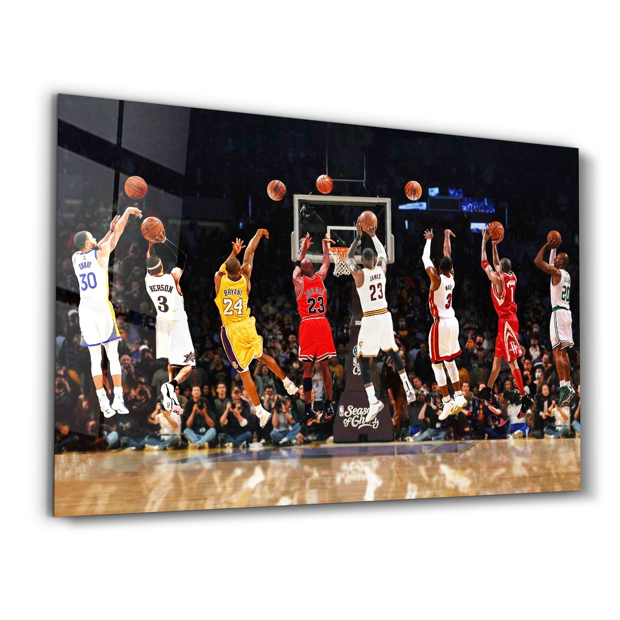 Arte Decorativa em Vidro Temperado Multicolor 35x55cm - Impressão UV de Alta Qualidade