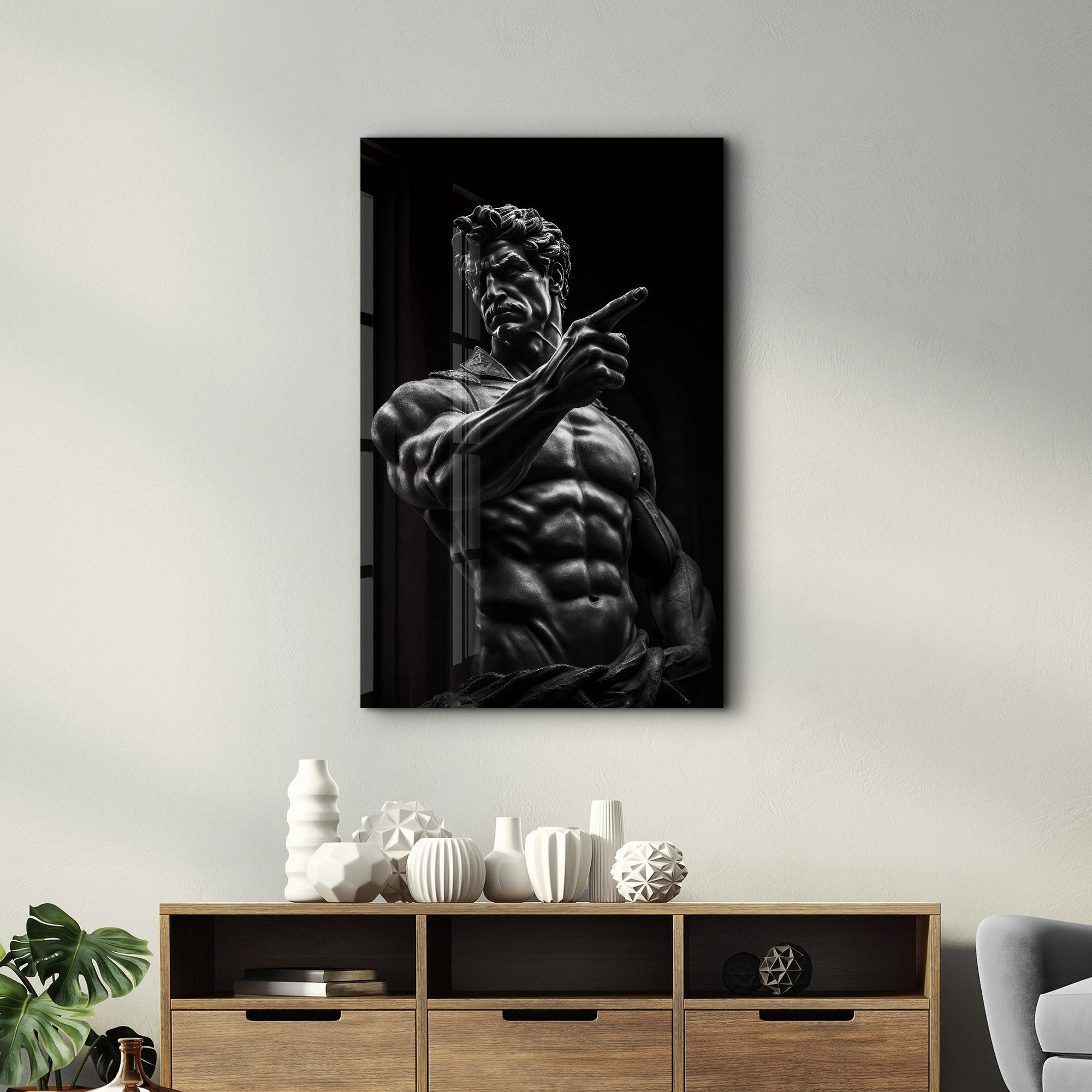 Arte Decorativa em Vidro Temperado Multicolor 35x55cm - Impressão UV de Alta Qualidade