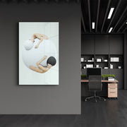 Arte Decorativa em Vidro Temperado Multicolor 35x55cm - Impressão UV de Alta Qualidade