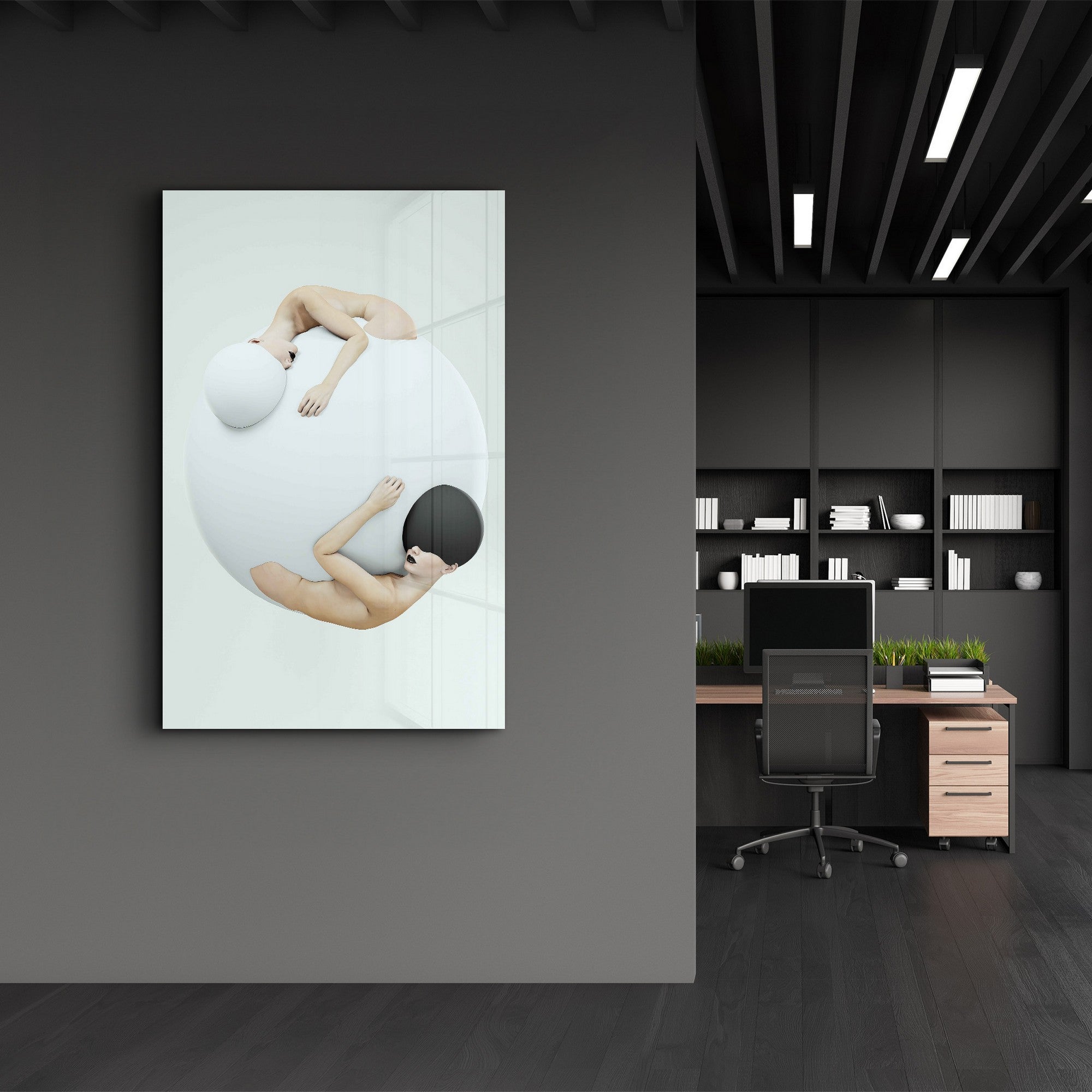 Arte Decorativa em Vidro Temperado Multicolor 35x55cm - Impressão UV de Alta Qualidade