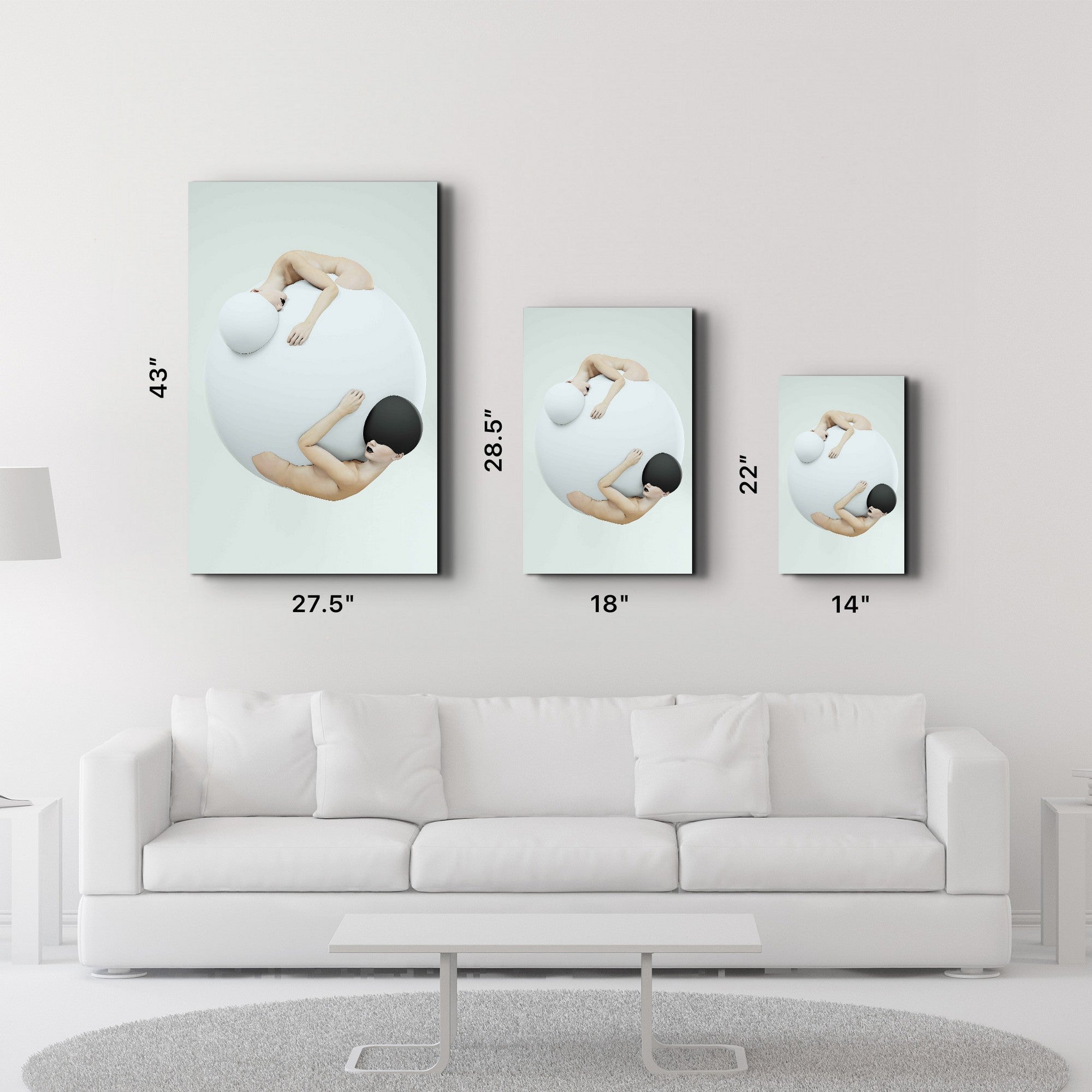 Arte Decorativa em Vidro Temperado Multicolor 35x55cm - Impressão UV de Alta Qualidade