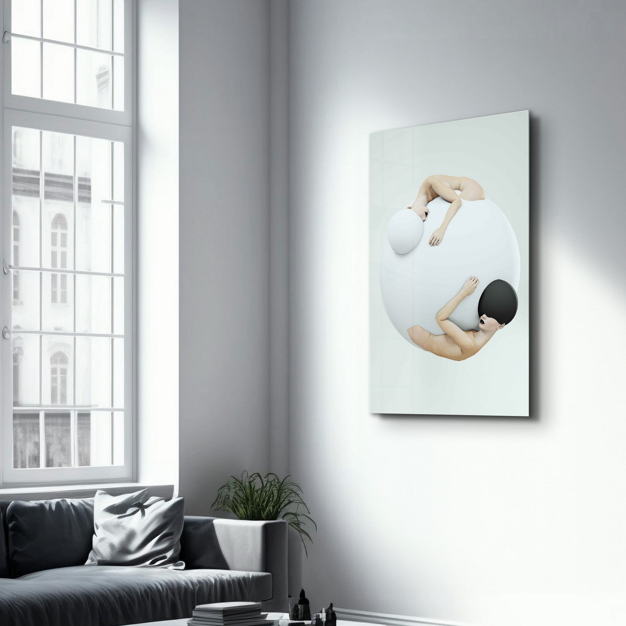 Arte Decorativa em Vidro Temperado Multicolor 70x110cm - Impressão UV de Alta Qualidade