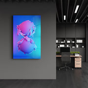 Arte Decorativa em Vidro Temperado Multicolor 46x72cm - Impressão UV de Alta Qualidade