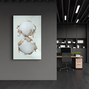 Arte Decorativa em Vidro Temperado Multicolor 35x55cm - Impressão UV de Alta Qualidade