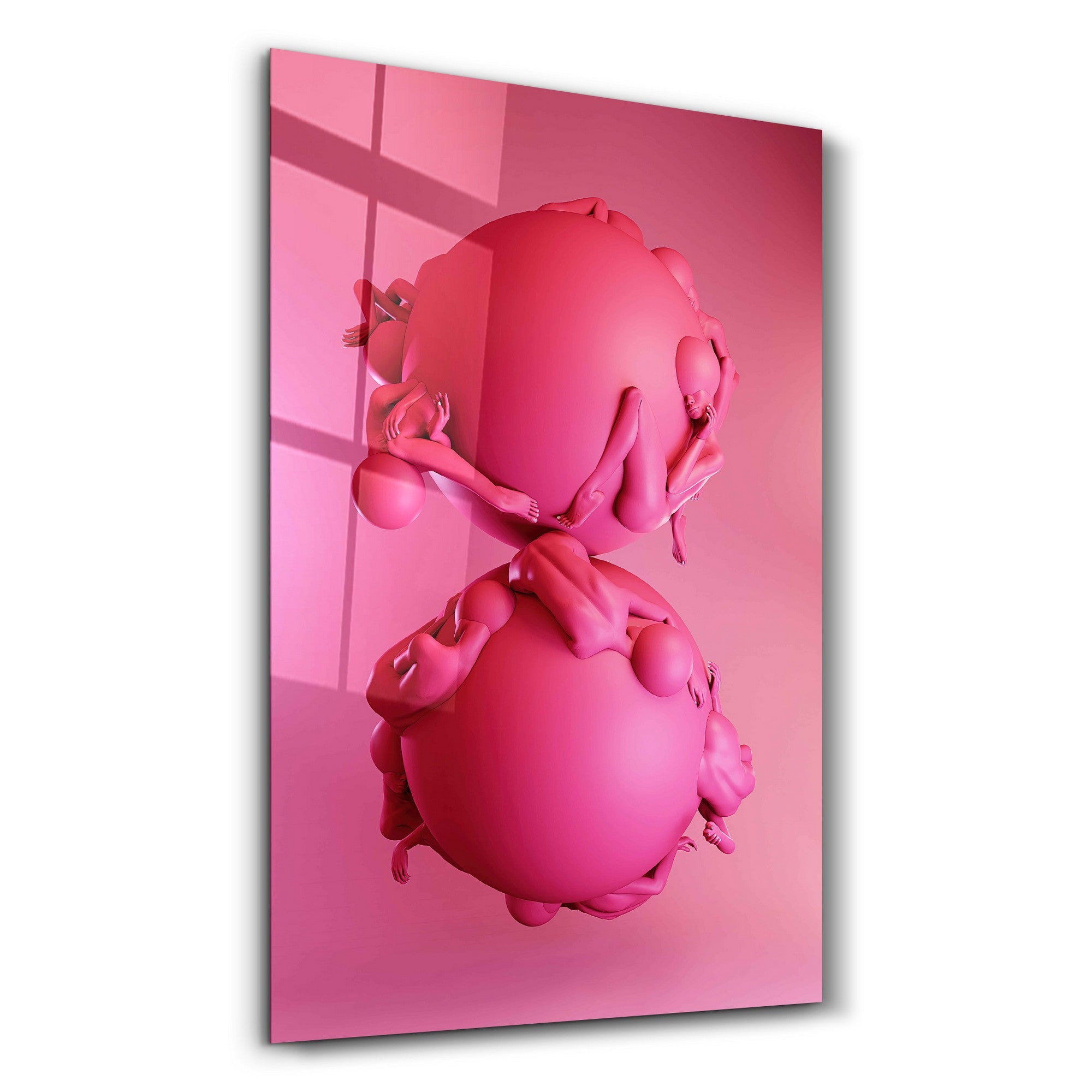 Arte Decorativa em Vidro Temperado Multicolor 35x55cm - Impressão UV de Alta Qualidade