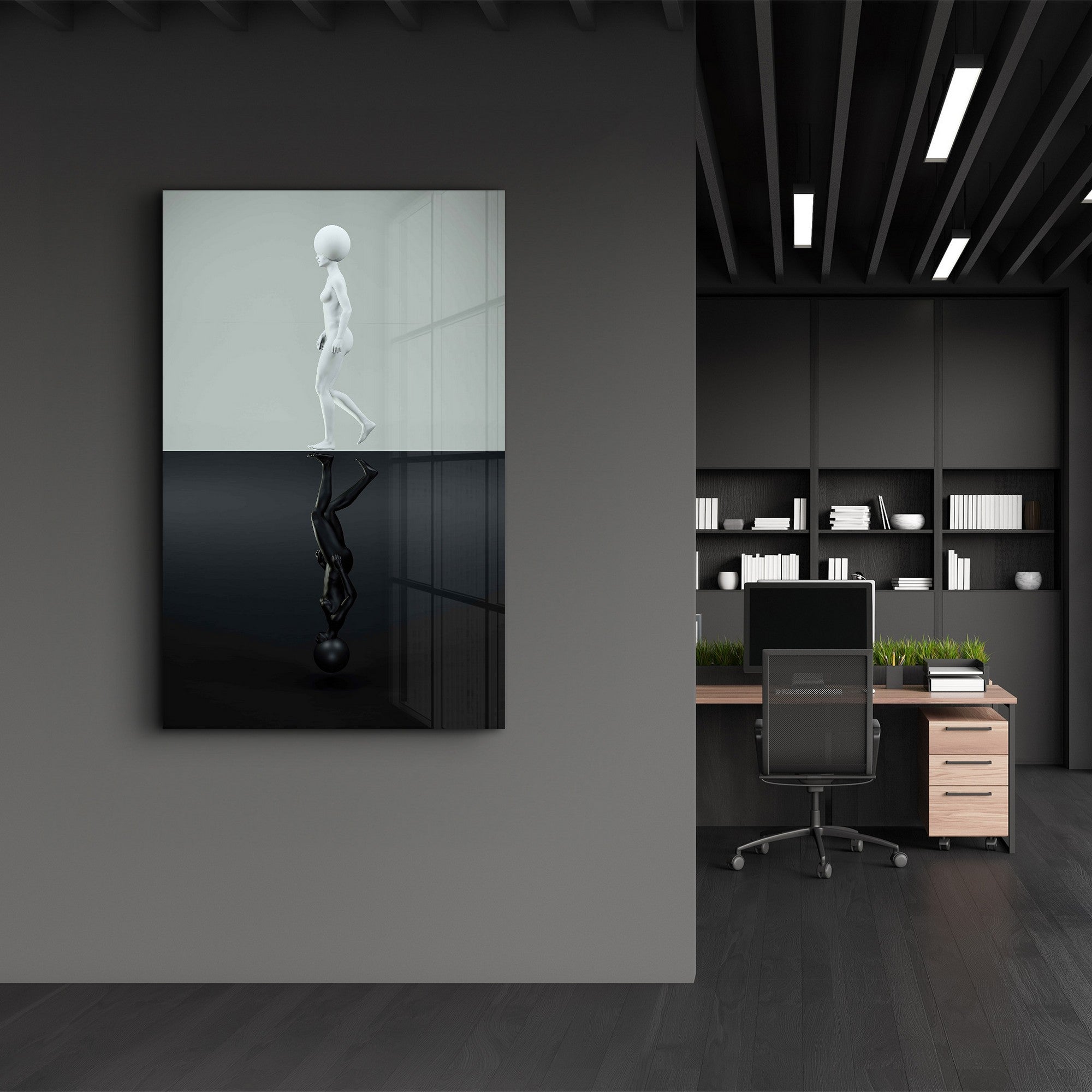 Quadro Decorativo em Vidro Temperado SPR-1007 (35 x 55 cm), Multicolor, 4 mm, Impressão UV – 672BRS6180