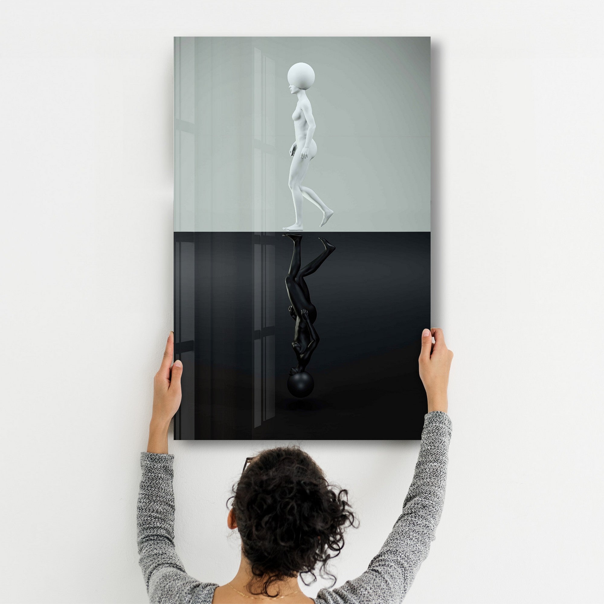 Quadro Decorativo em Vidro Temperado SPR-1007 (35 x 55 cm), Multicolor, 4 mm, Impressão UV – 672BRS6180