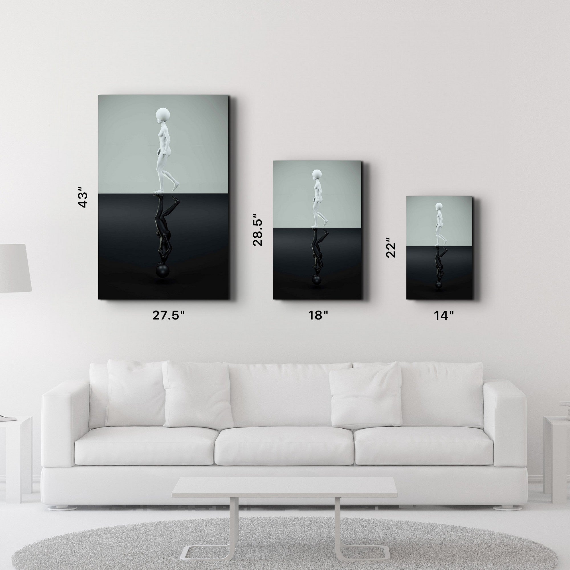 Quadro Decorativo em Vidro Temperado SPR-1007 (35 x 55 cm), Multicolor, 4 mm, Impressão UV – 672BRS6180