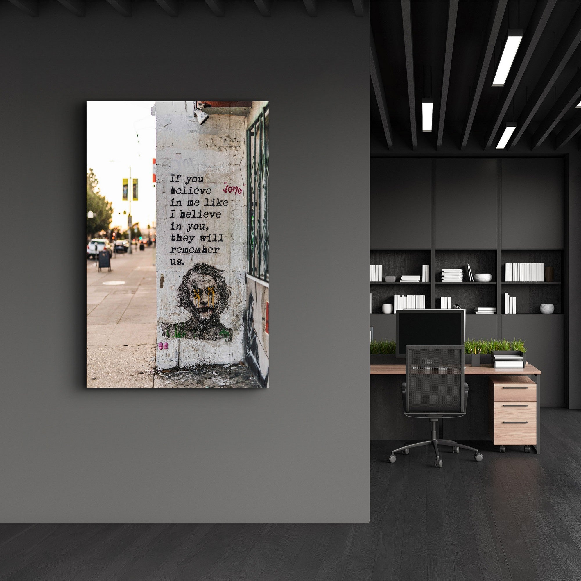 Arte Decorativa em Vidro Temperado Multicolor 35x55cm - Impressão UV de Alta Qualidade