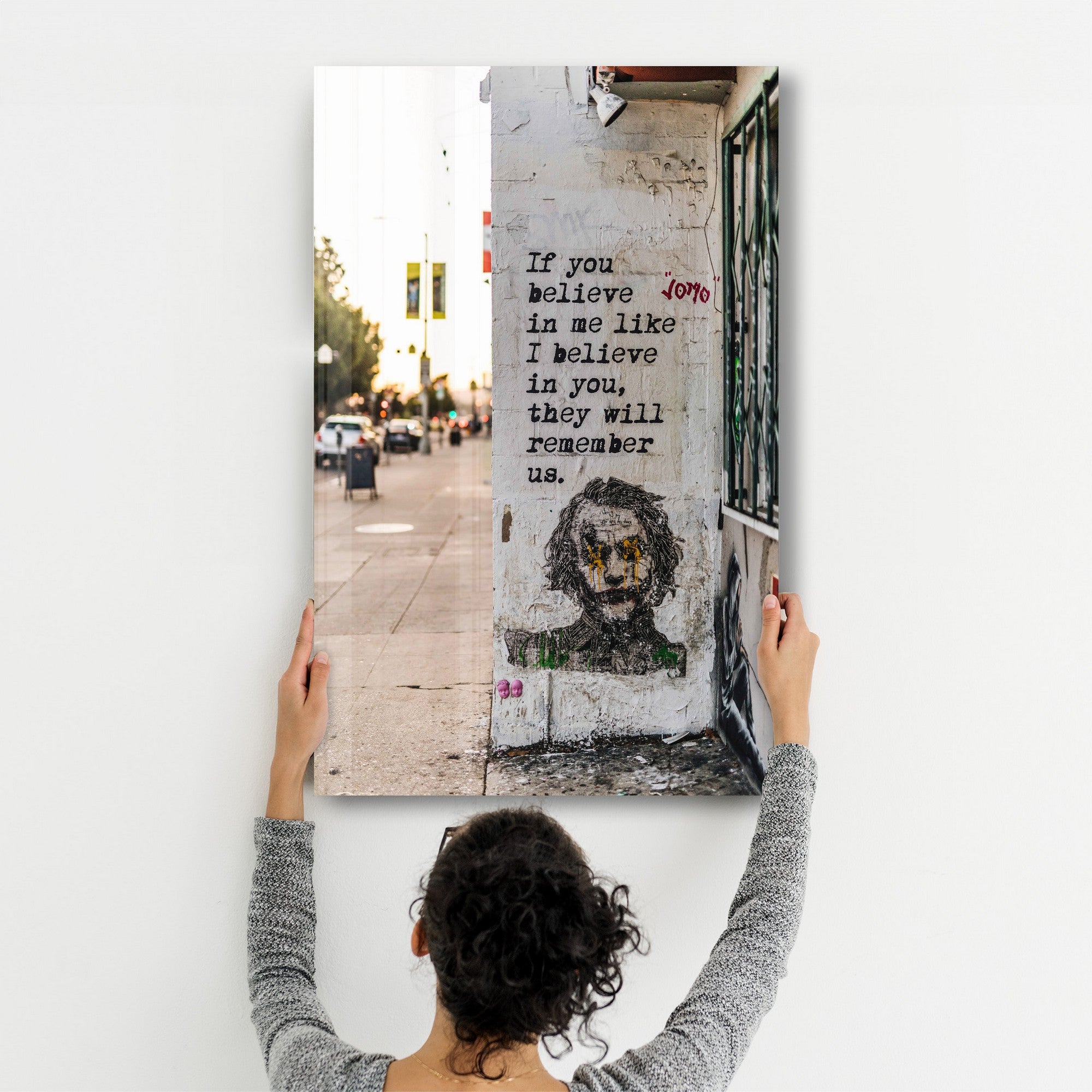 Arte Decorativa em Vidro Temperado Multicolor 35x55cm - Impressão UV de Alta Qualidade