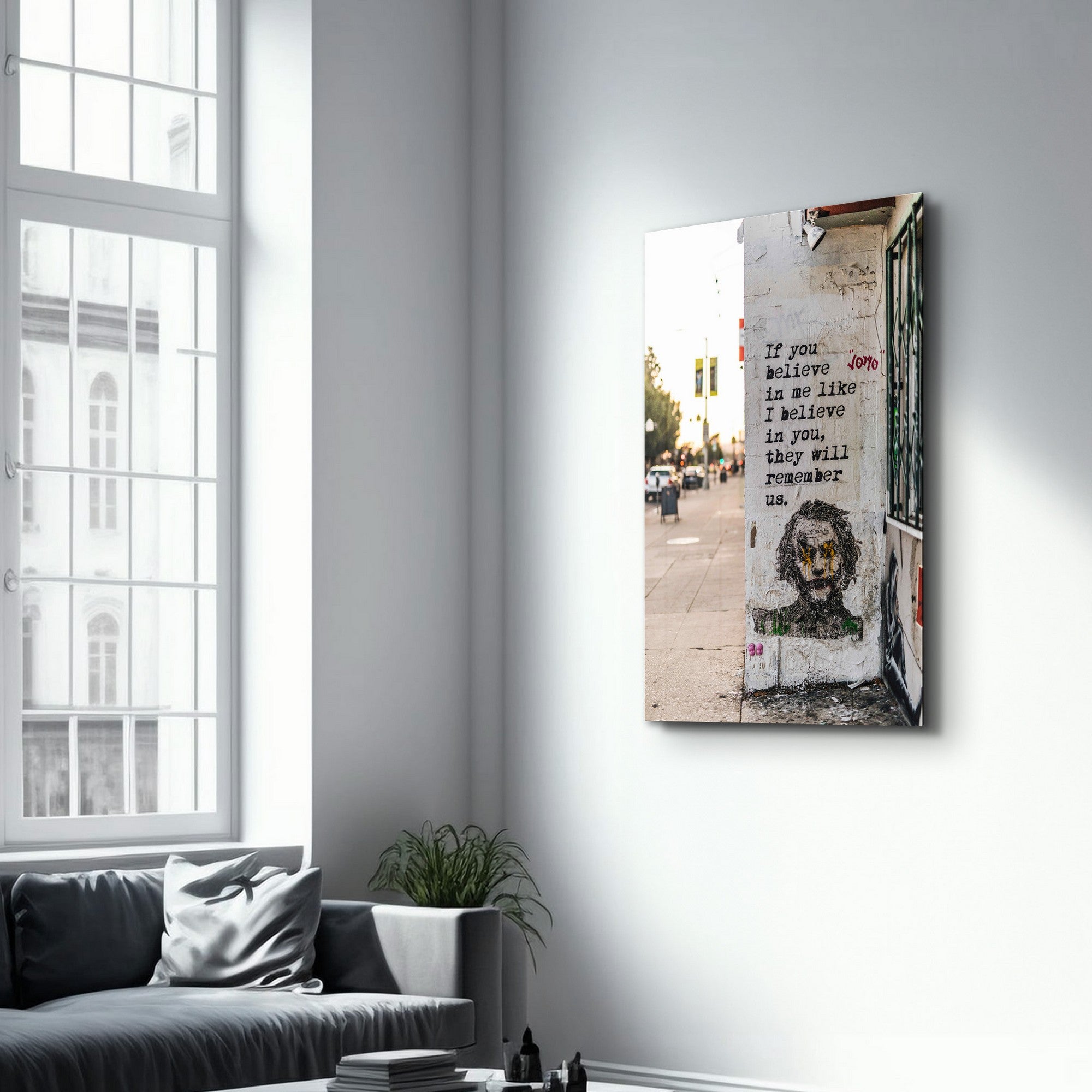 Arte Decorativa em Vidro Temperado Multicolor 35x55cm - Impressão UV de Alta Qualidade