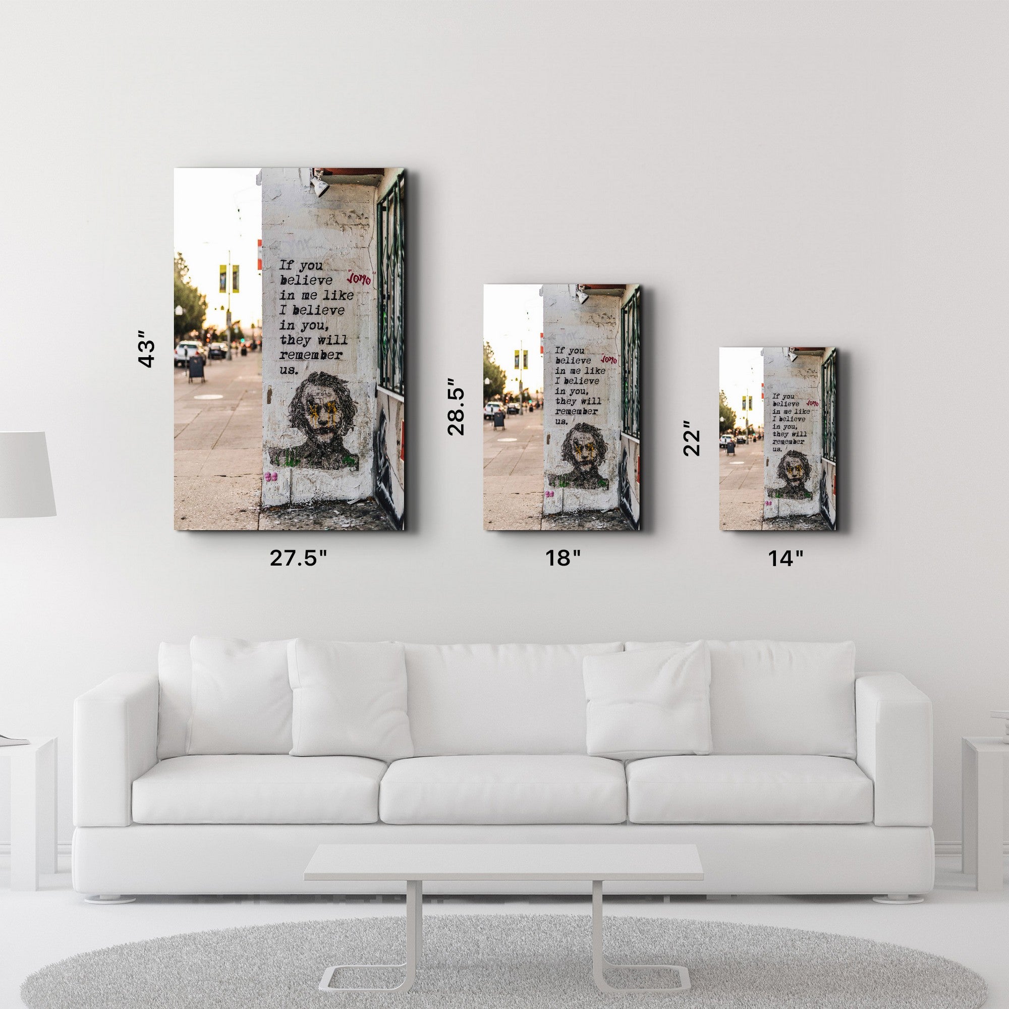 Arte Decorativa em Vidro Temperado Multicolor 35x55cm - Impressão UV de Alta Qualidade