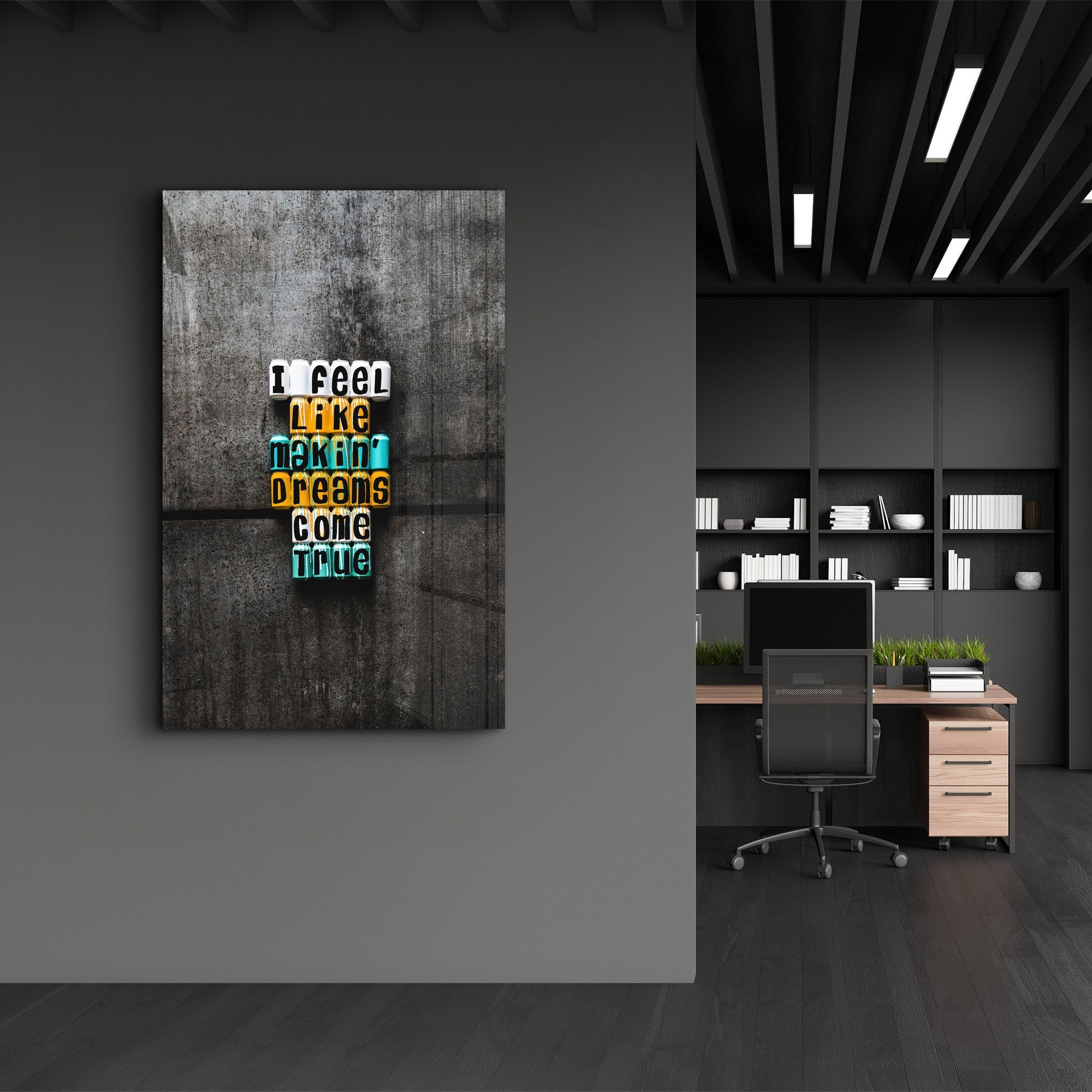 Arte Decorativa em Vidro Temperado Multicolor 70x110cm - Impressão UV de Alta Qualidade