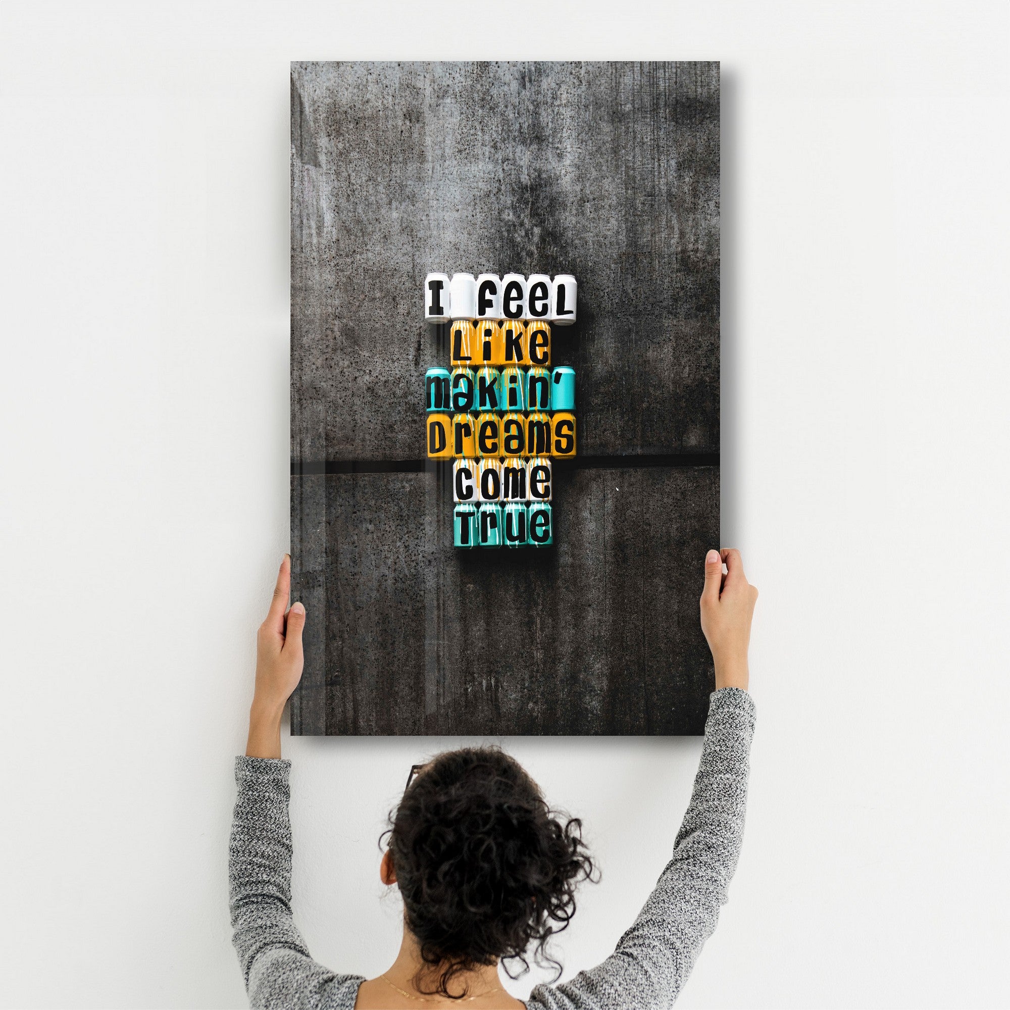 Arte Decorativa em Vidro Temperado Multicolor 70x110cm - Impressão UV de Alta Qualidade