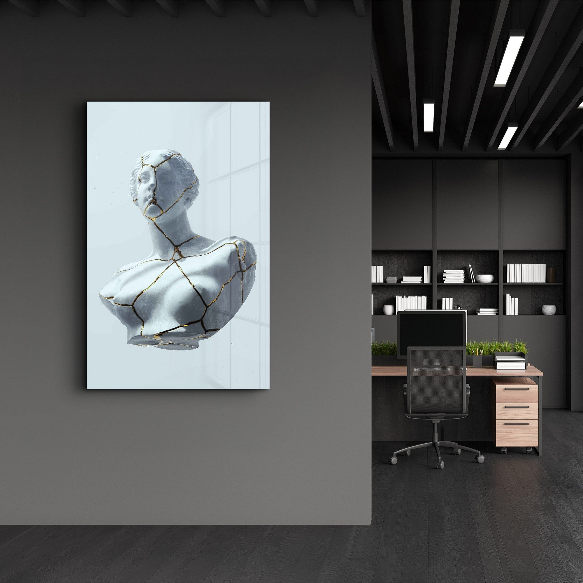 Quadro Decorativo em Vidro Temperado Multicolor 35x55cm - Impressão UV de Alta Qualidade