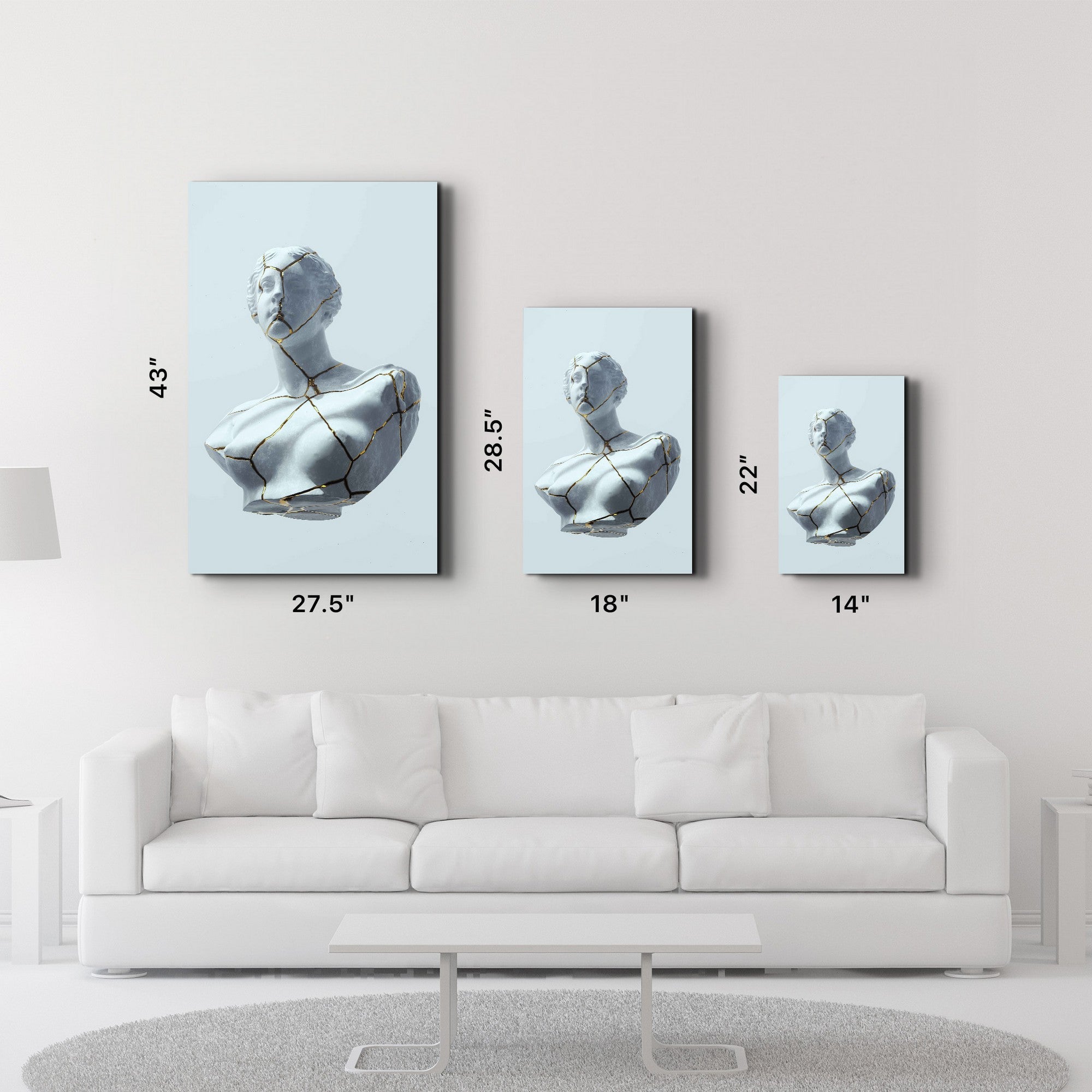 Quadro Decorativo em Vidro Temperado Multicolor 35x55cm - Impressão UV de Alta Qualidade