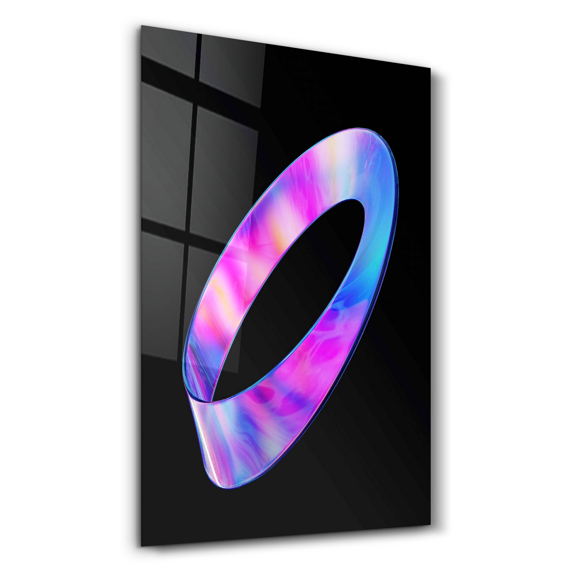 Arte Decorativa em Vidro Temperado Multicolor 35x55cm - Impressão UV de Alta Qualidade