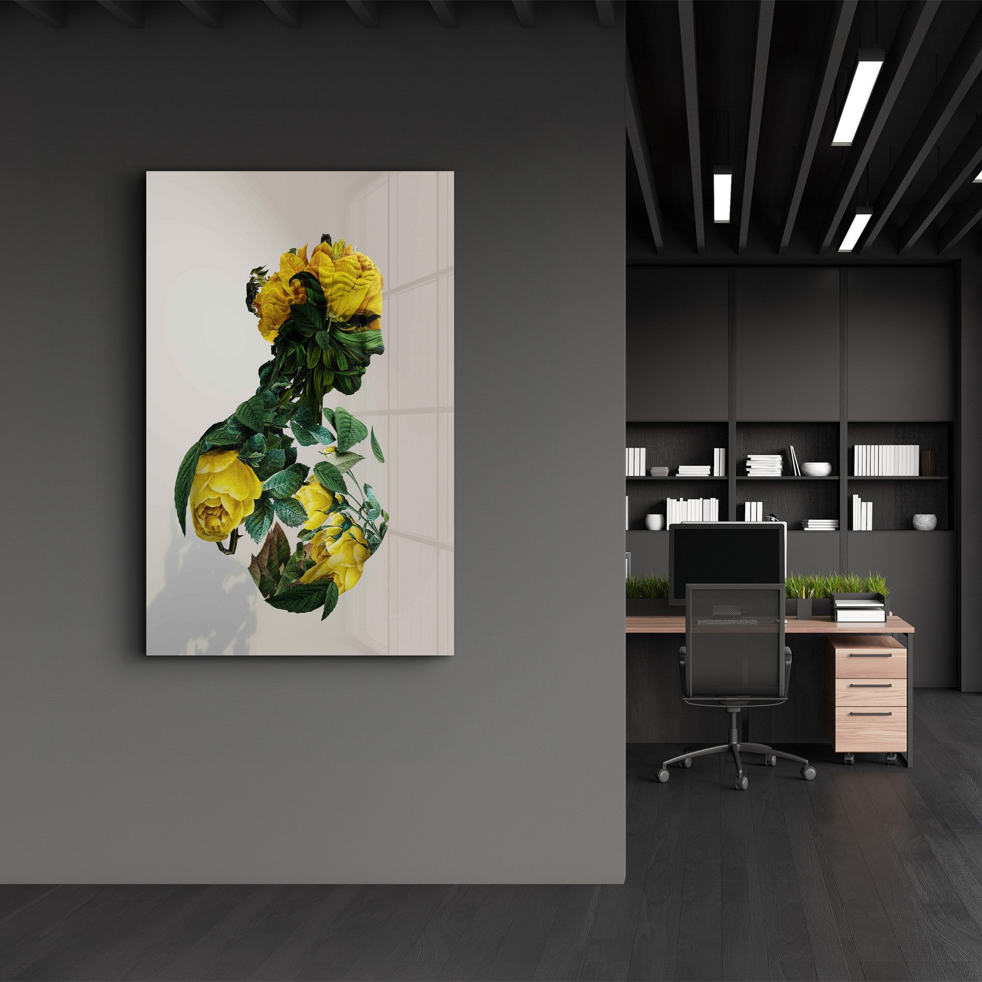 Arte Decorativa em Vidro Temperado Multicolor 35x55cm - Impressão UV de Alta Qualidade