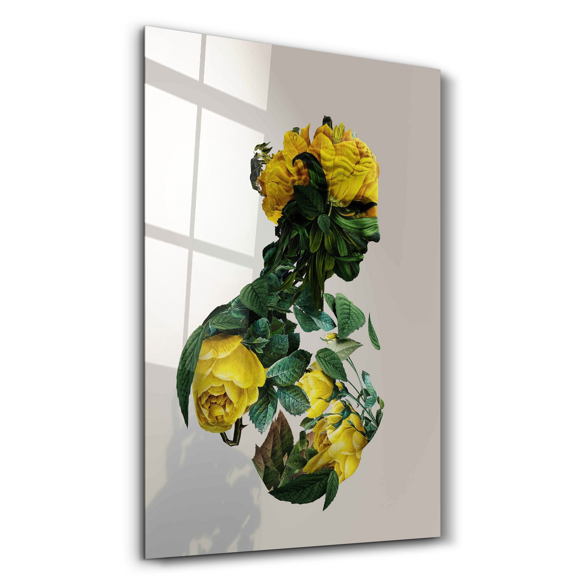 Arte Decorativa em Vidro Temperado Multicolor 35x55cm - Impressão UV de Alta Qualidade