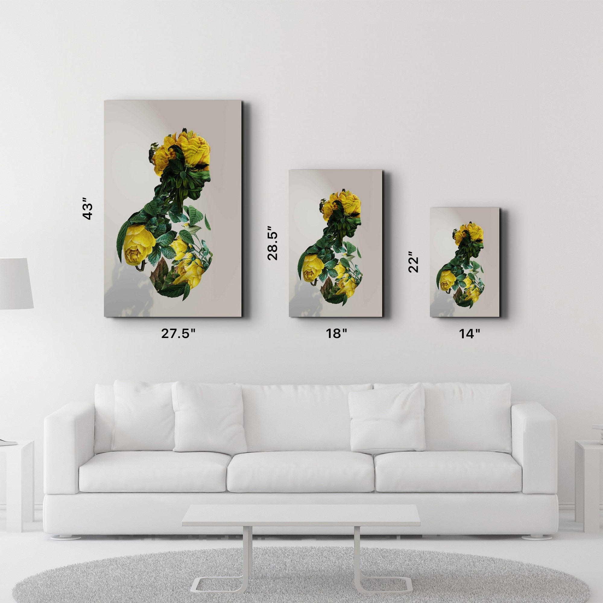 Arte Decorativa em Vidro Temperado Multicolor 35x55cm - Impressão UV de Alta Qualidade