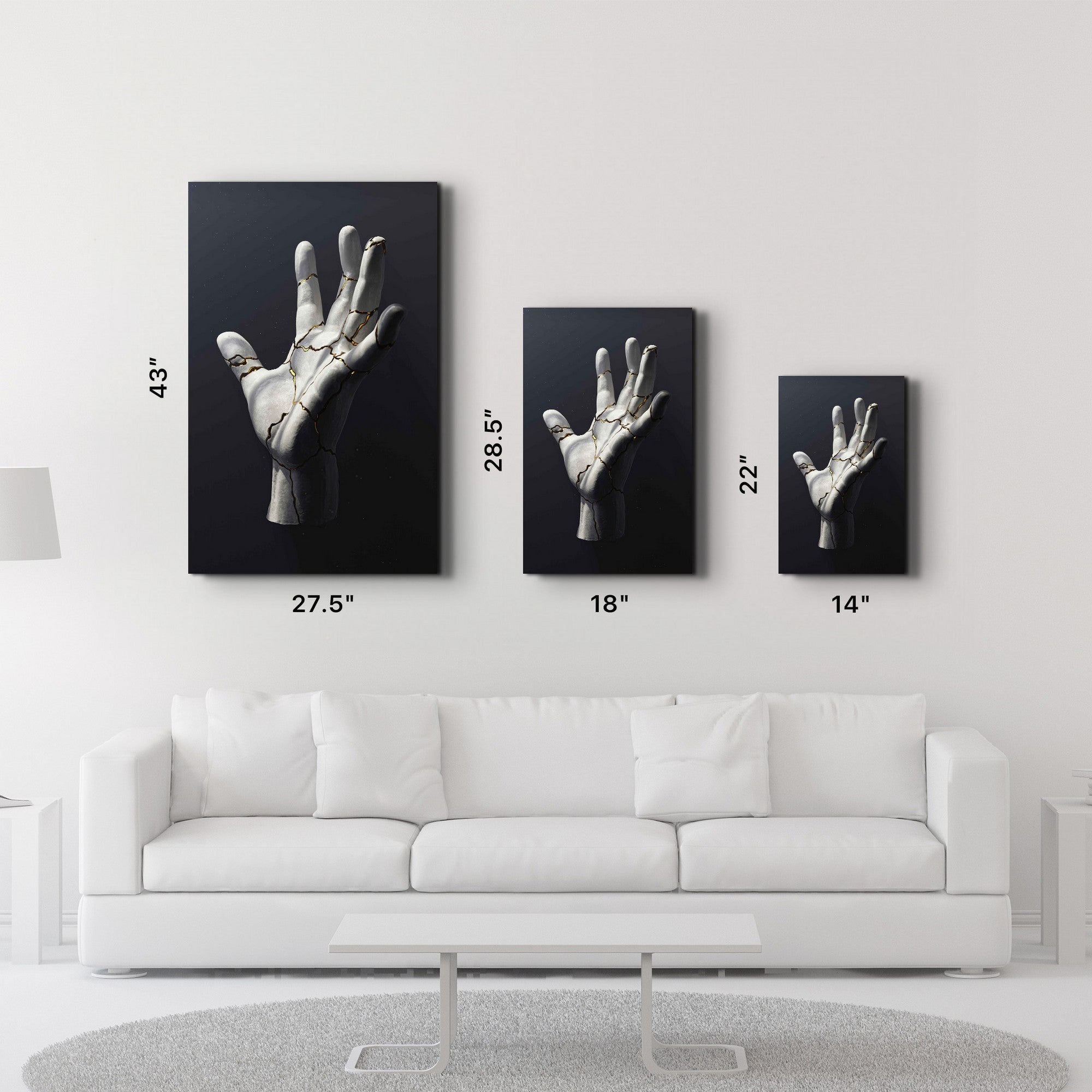 Arte Decorativa em Vidro Temperado Multicolor 35x55cm - Impressão UV de Alta Qualidade