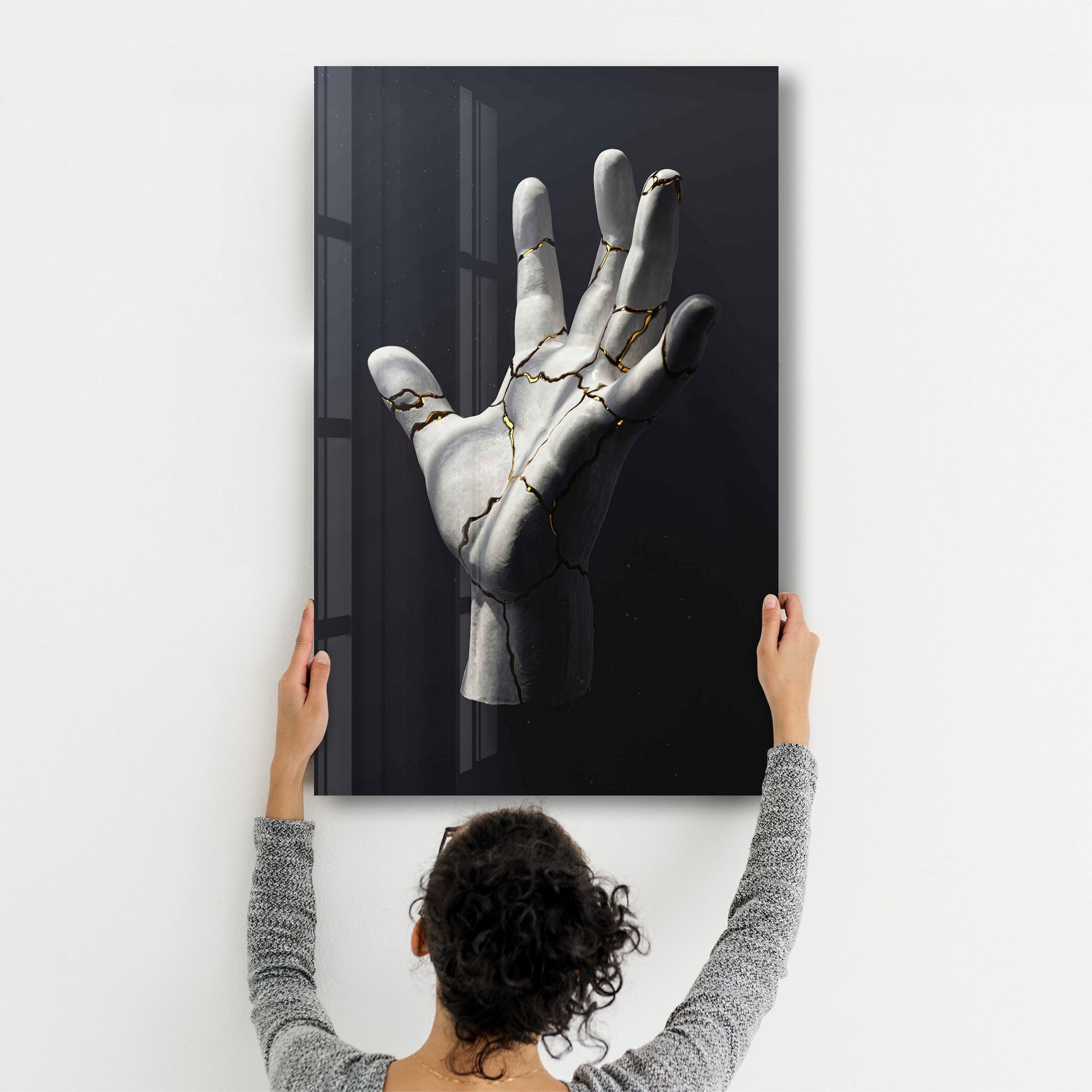 Arte Decorativa em Vidro Temperado Multicolor 70x110cm - Impressão UV de Alta Qualidade