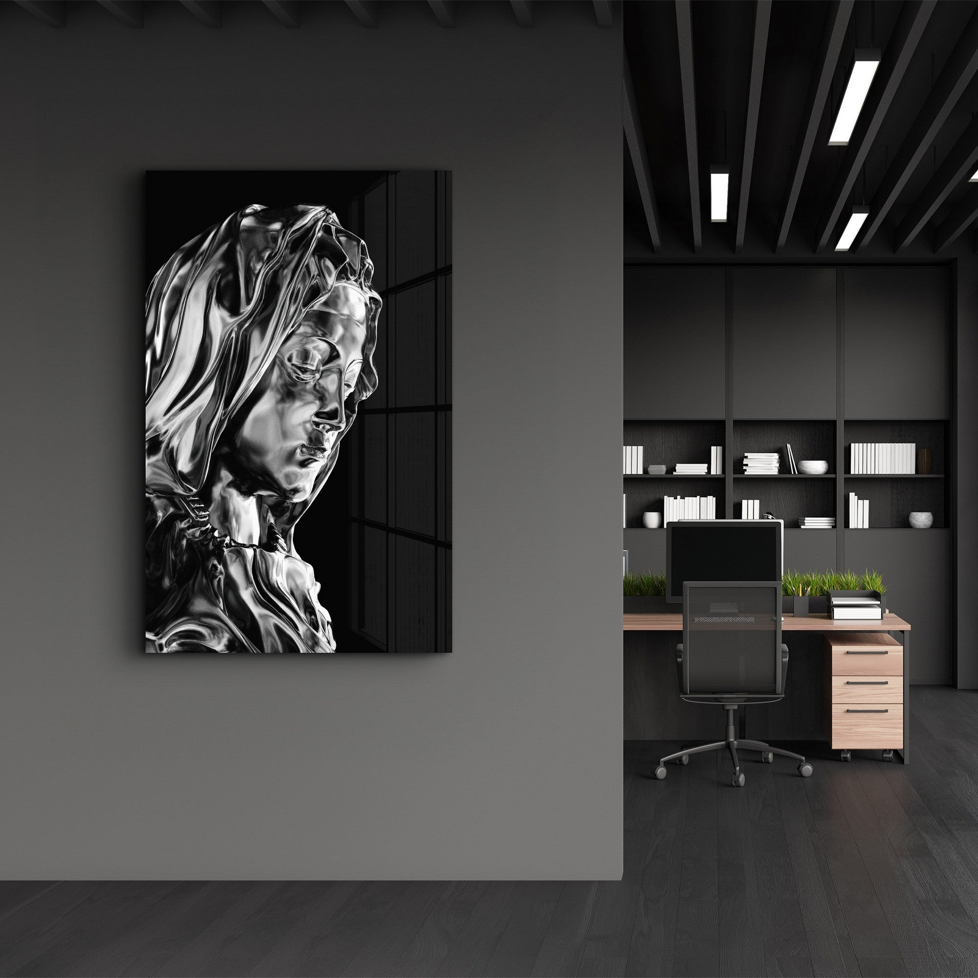 Quadro Decorativo em Vidro Temperado Multicolor 35x55cm - Impressão UV de Alta Qualidade