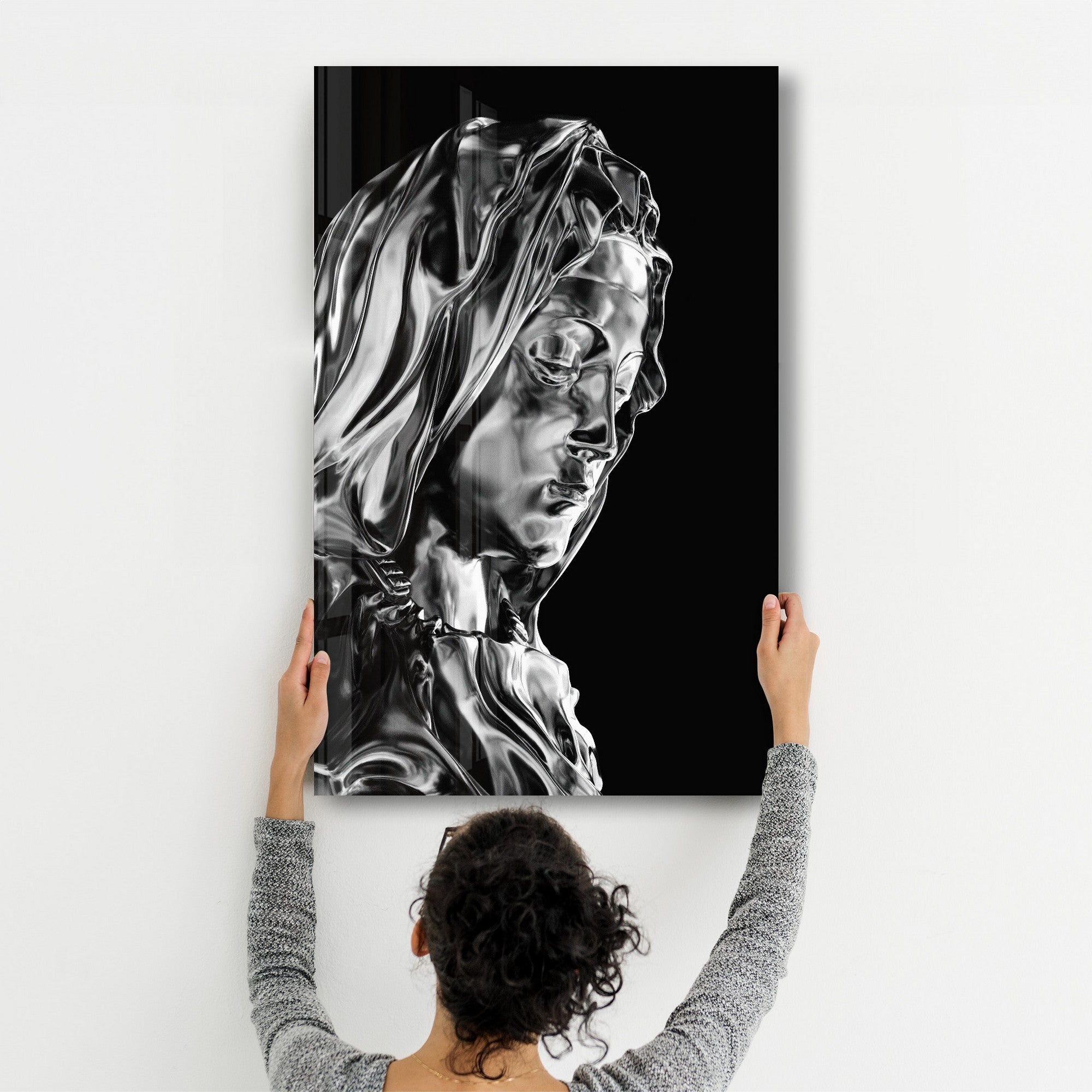 Quadro Decorativo em Vidro Temperado Multicolor 35x55cm - Impressão UV de Alta Qualidade