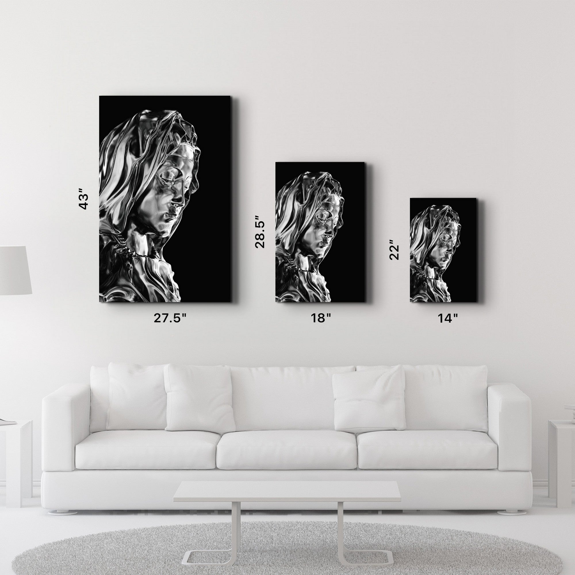 Quadro Decorativo em Vidro Temperado Multicolor 35x55cm - Impressão UV de Alta Qualidade