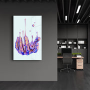 Arte Decorativa em Vidro Temperado Multicolor 46x72cm - Impressão UV de Alta Qualidade