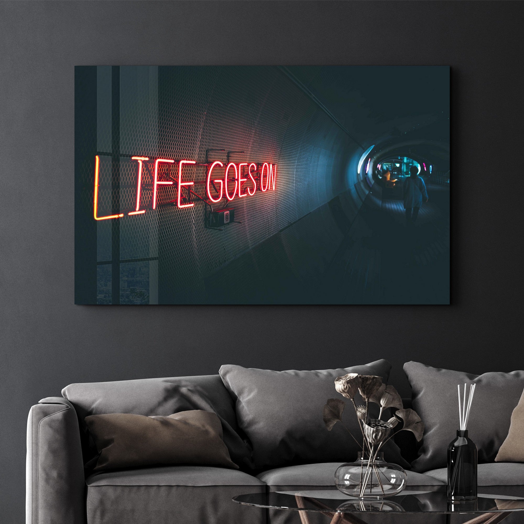 Arte Decorativa em Vidro Temperado Multicolor 70x110cm - Impressão UV de Alta Qualidade