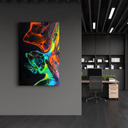 Arte Decorativa em Vidro Temperado Multicolor 35x55cm - Impressão UV de Alta Qualidade