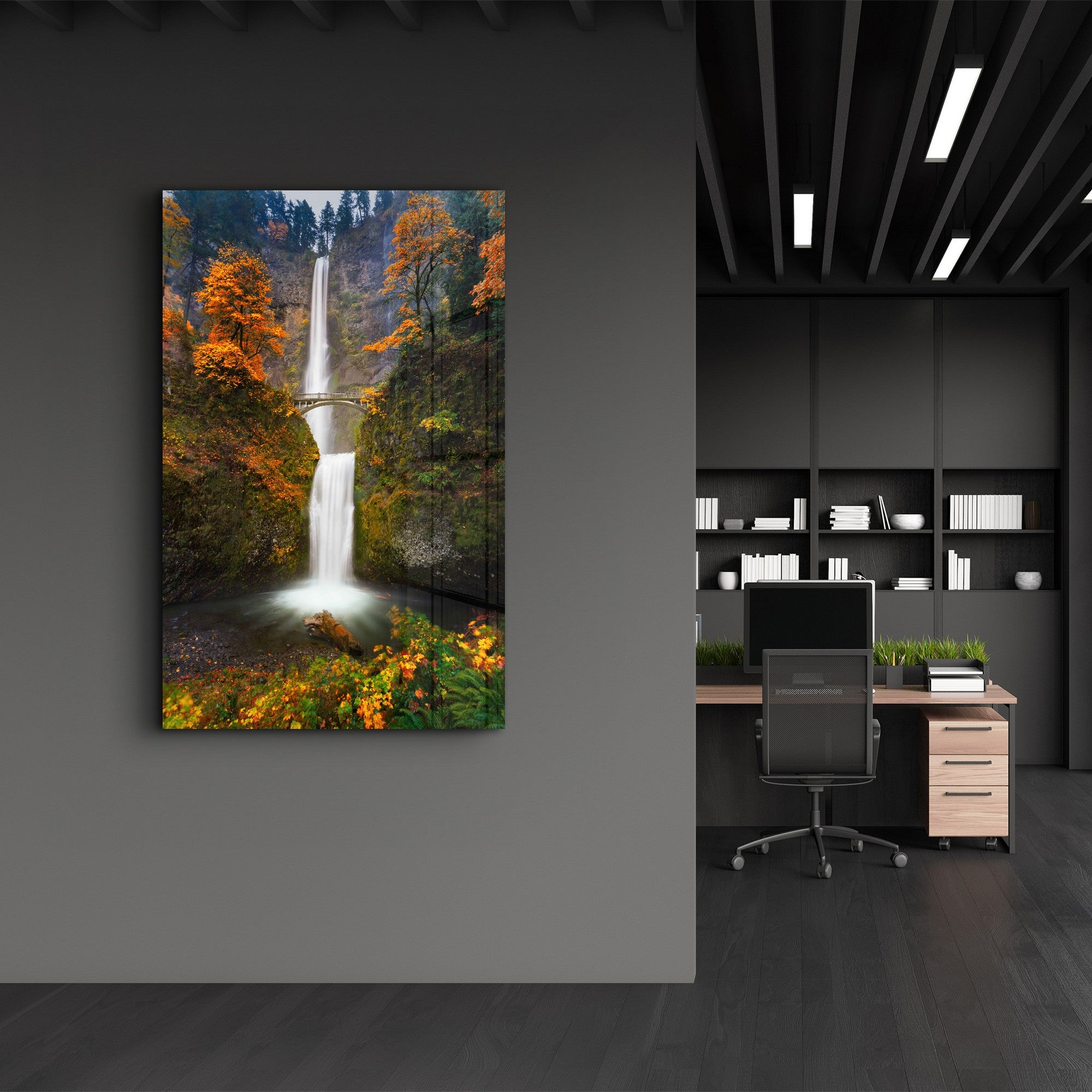 Arte em Vidro Temperado Multicolor 35x55cm - Pintura Decorativa UV de Alta Qualidade