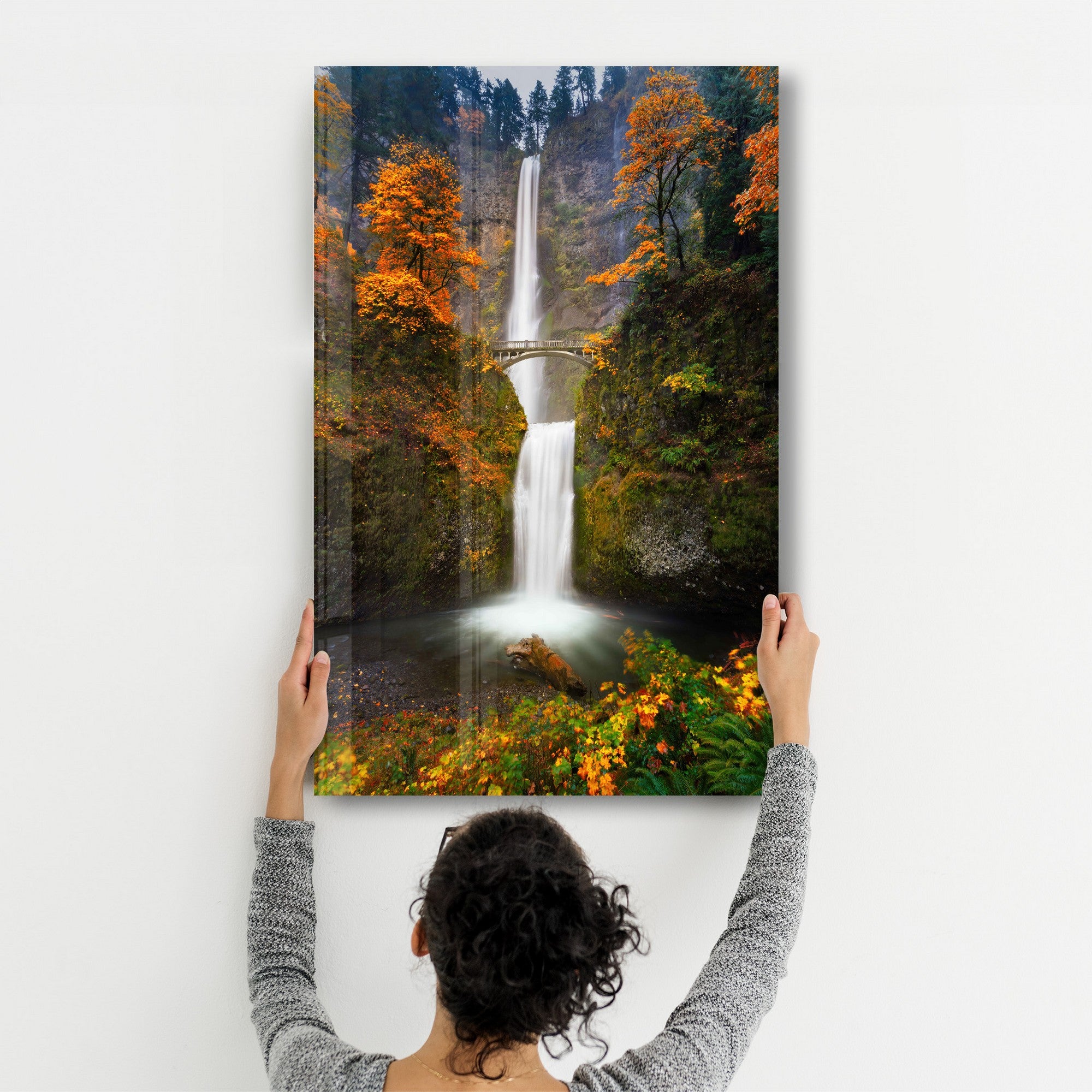 Arte em Vidro Temperado Multicolor 35x55cm - Pintura Decorativa UV de Alta Qualidade