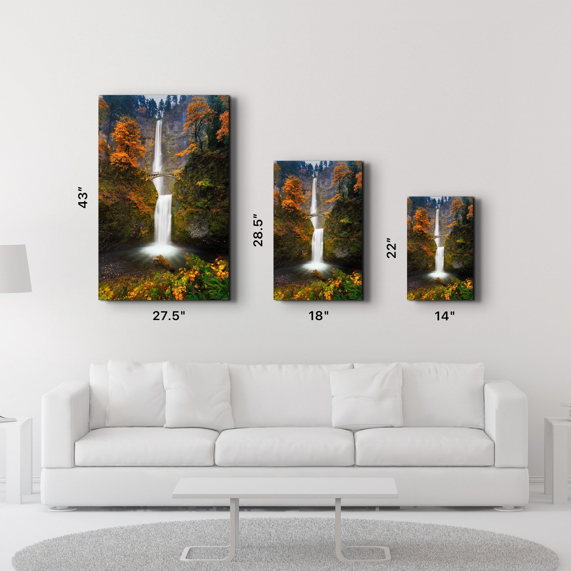 Arte em Vidro Temperado Multicolor 35x55cm - Pintura Decorativa UV de Alta Qualidade