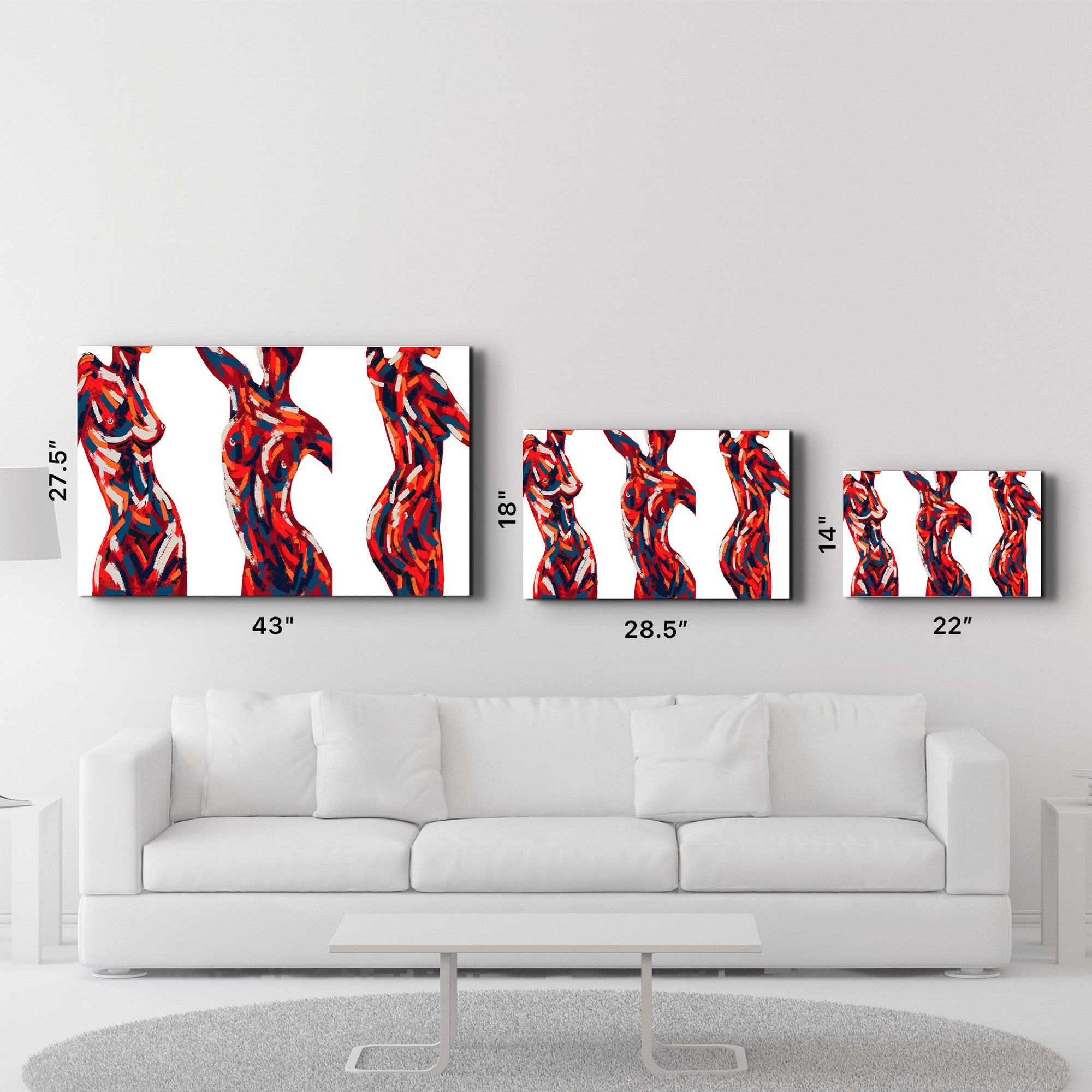 Arte Decorativa em Vidro Temperado Multicolor 70x110cm - Impressão UV de Alta Qualidade