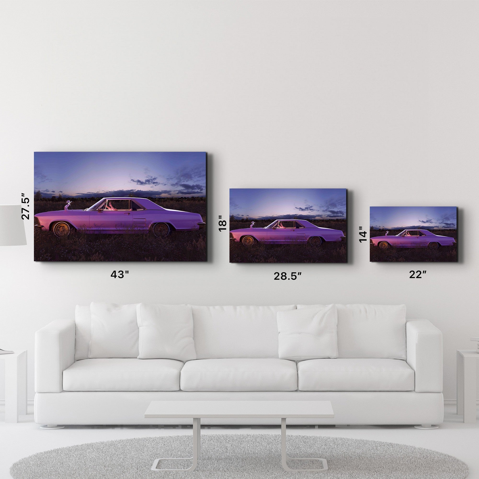 Arte Decorativa em Vidro Temperado Multicolor 35x55cm - Impressão UV de Alta Qualidade