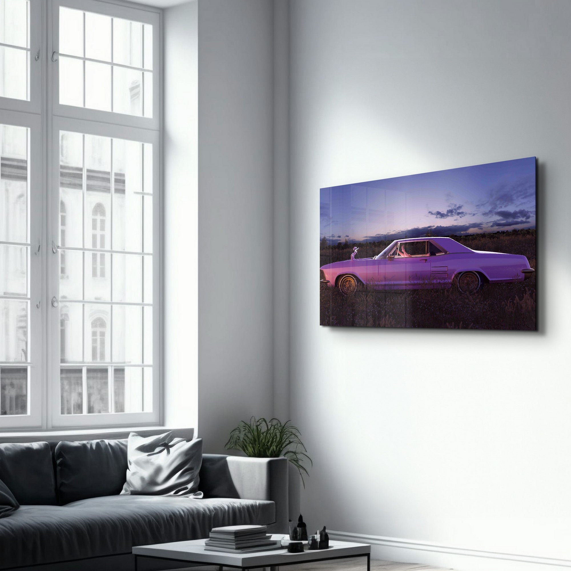 Arte Decorativa em Vidro Temperado Multicolor 70x110cm - Impressão UV de Alta Qualidade