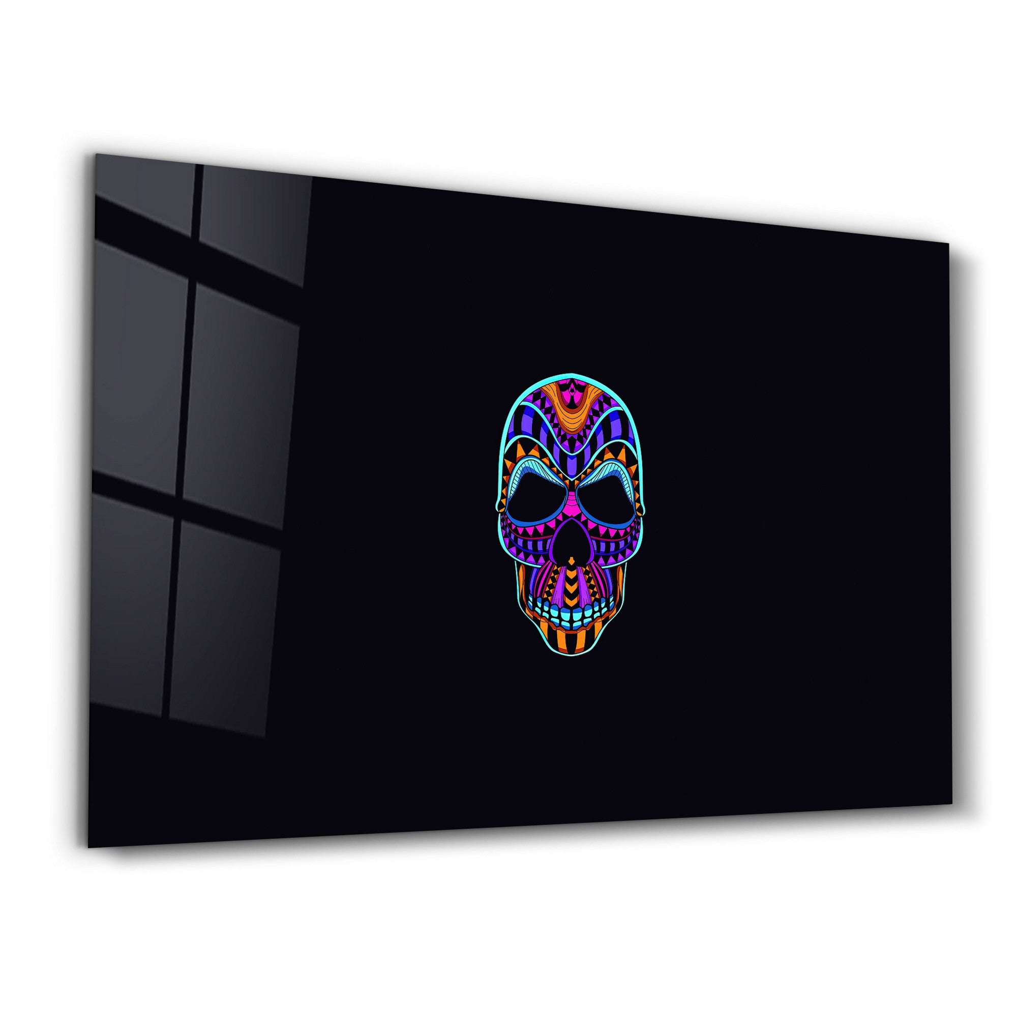 Arte Decorativa em Vidro Temperado Multicolor 70x110cm - Impressão UV de Alta Qualidade