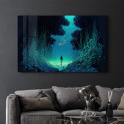 Arte Decorativa em Vidro Temperado Multicolor 35x55cm - Impressão UV de Alta Qualidade