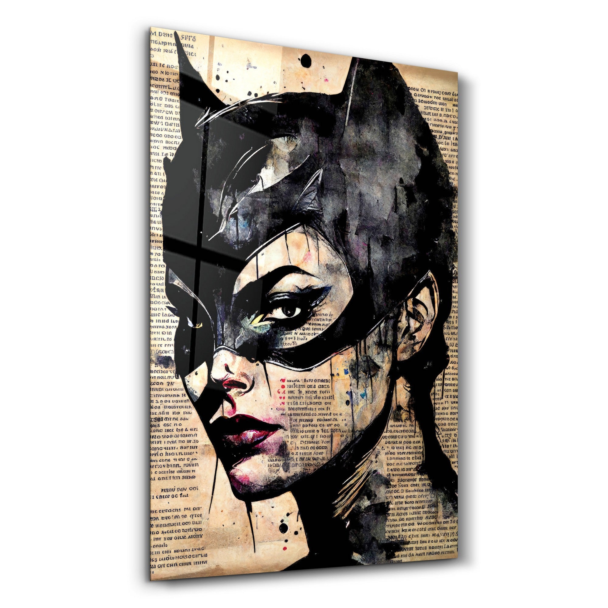 Arte Decorativa em Vidro Temperado Multicolor 35x55cm - Impressão UV de Alta Qualidade