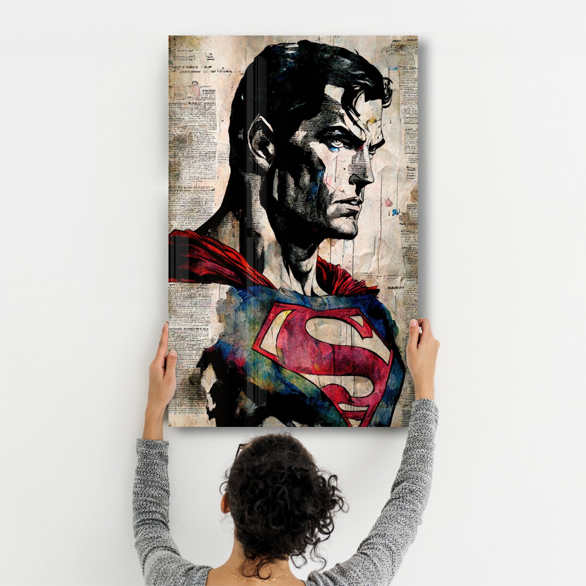 Arte Decorativa em Vidro Temperado Multicolor 35x55cm - Impressão UV de Alta Qualidade