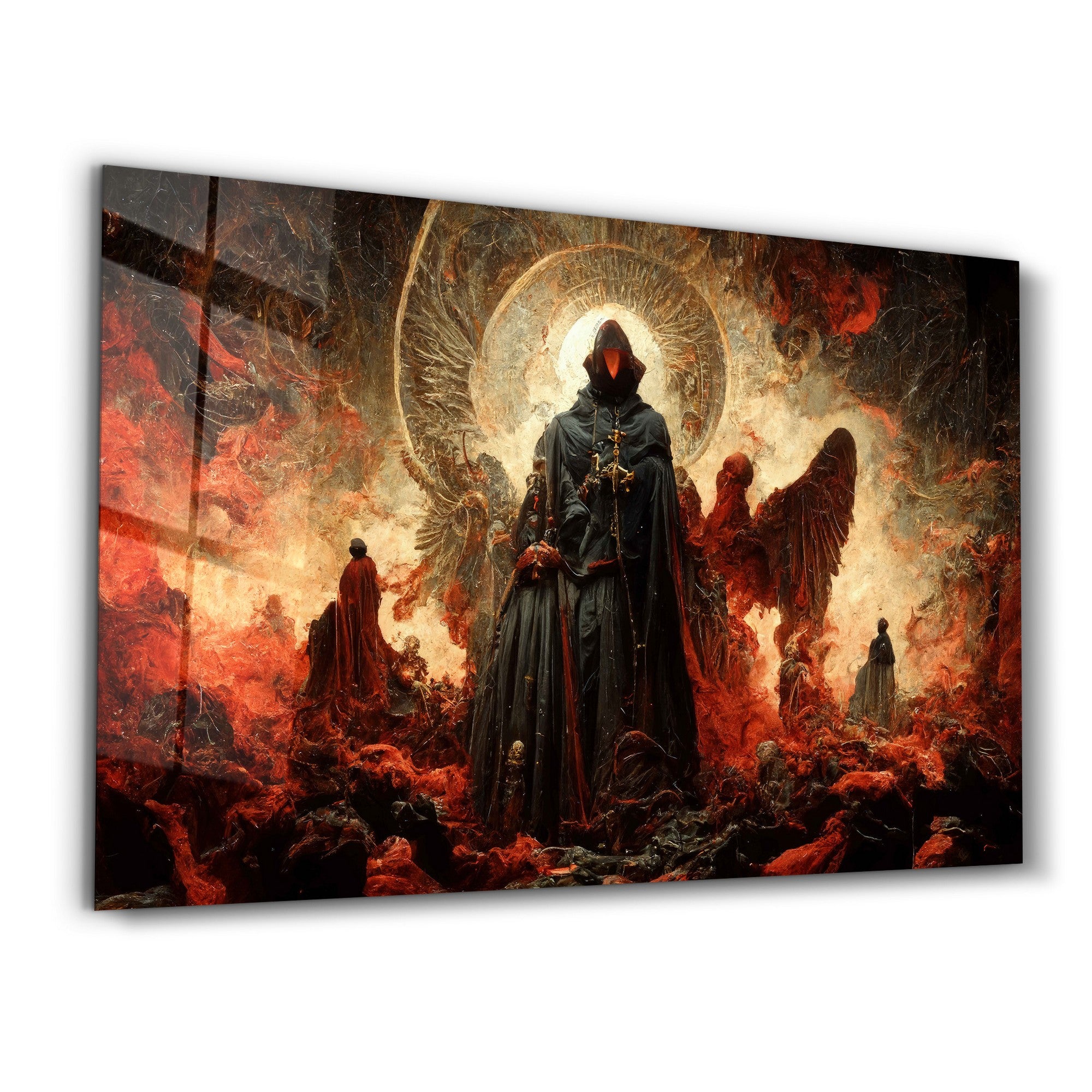 Arte Decorativa em Vidro Temperado Multicolor 70x110cm - Impressão UV de Alta Qualidade