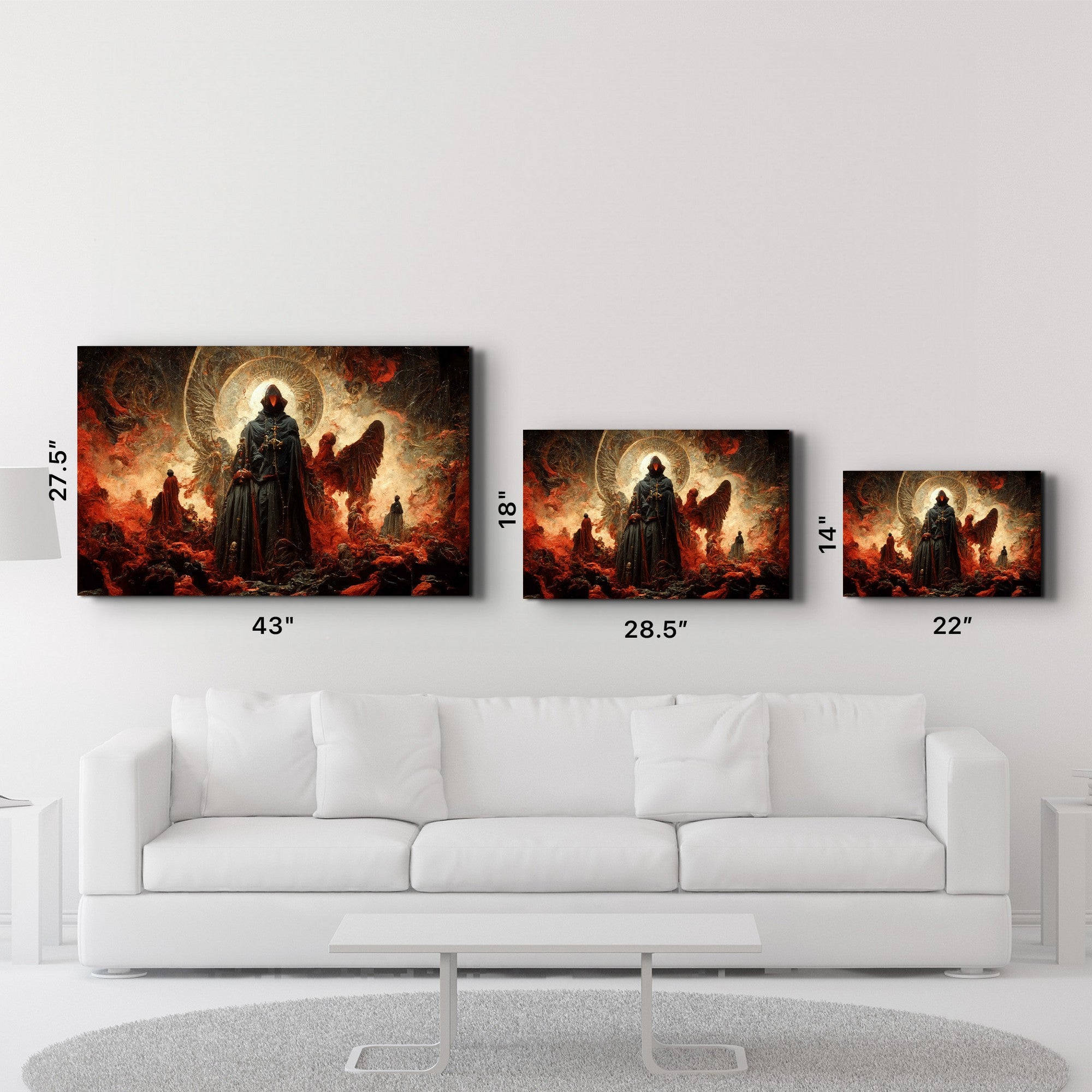 Arte Decorativa em Vidro Temperado Multicolor 70x110cm - Impressão UV de Alta Qualidade