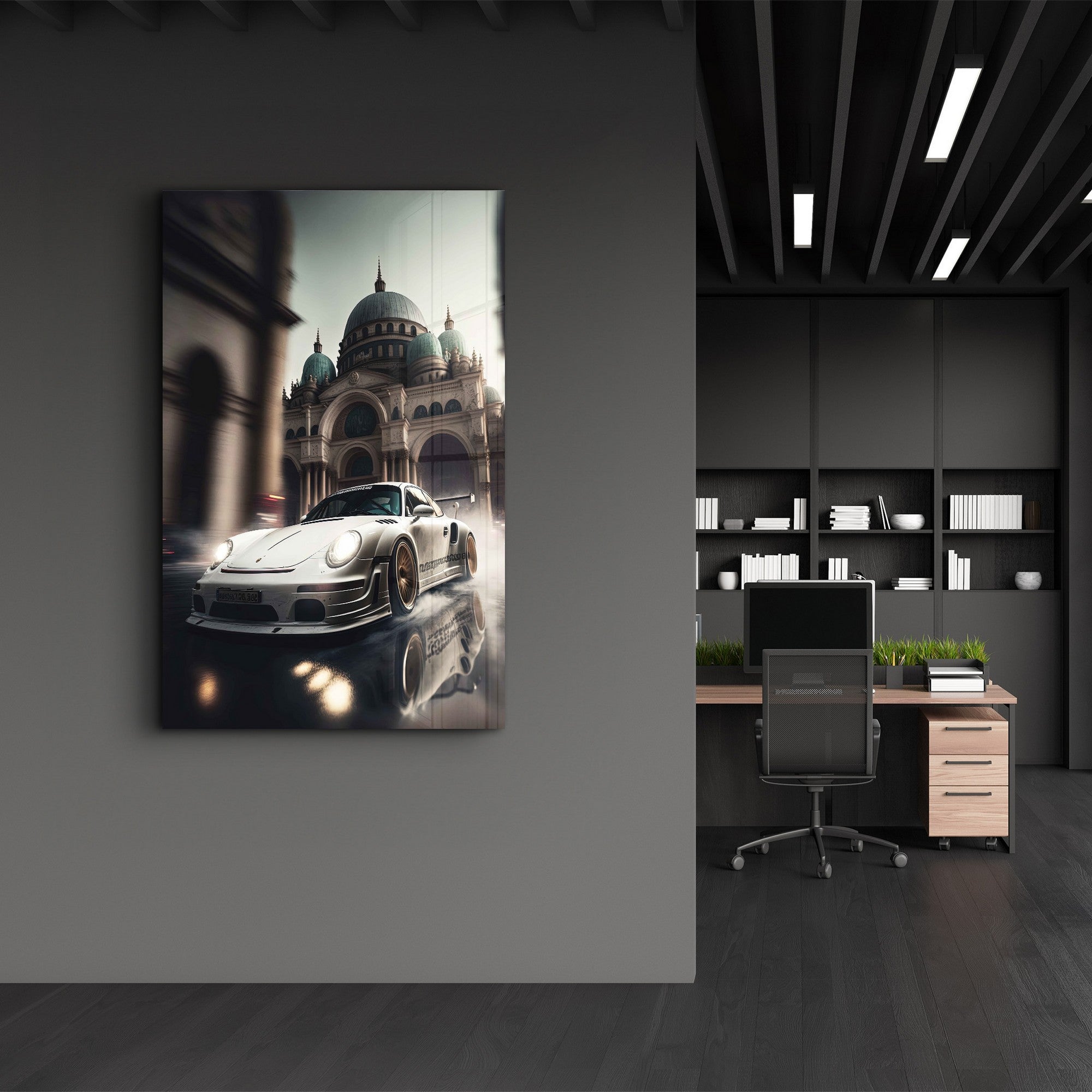 Arte Decorativa em Vidro Temperado Multicolor 35x55cm - Impressão UV de Alta Qualidade