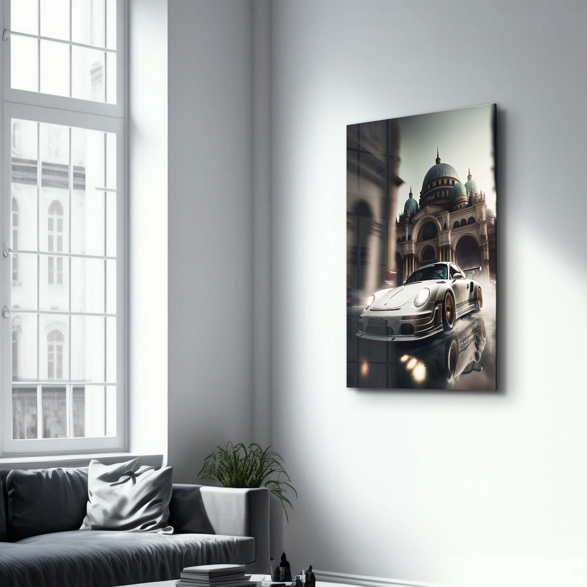 Arte Decorativa em Vidro Temperado Multicolor 35x55cm - Impressão UV de Alta Qualidade