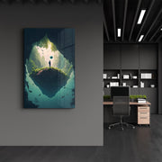 Arte Decorativa em Vidro Temperado Multicolor 70x110cm - Impressão UV de Alta Qualidade