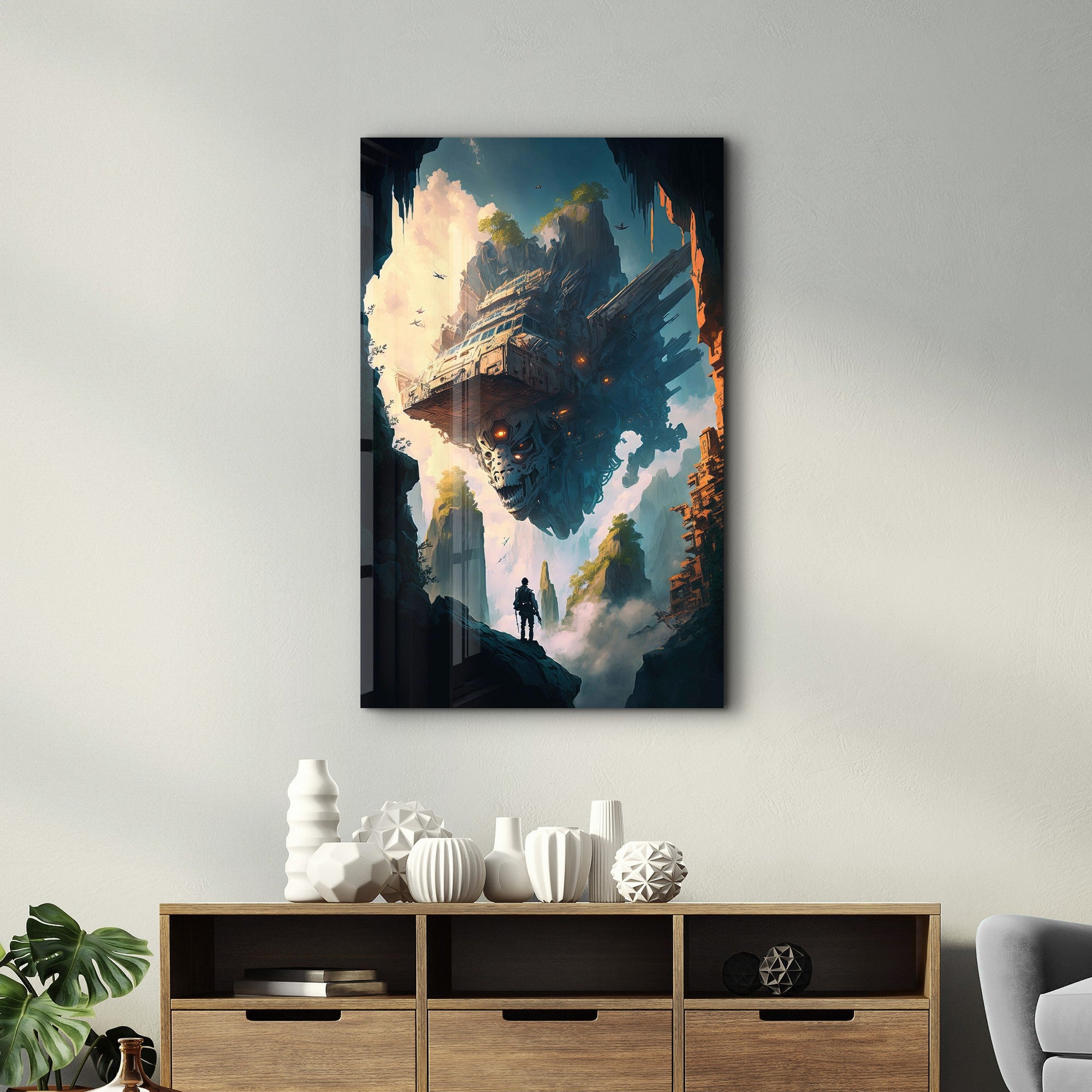 Quadro Decorativo em Vidro Temperado 4 mm, 35 x 55 cm, Multicolor — SPR-1045 (Impressão UV)